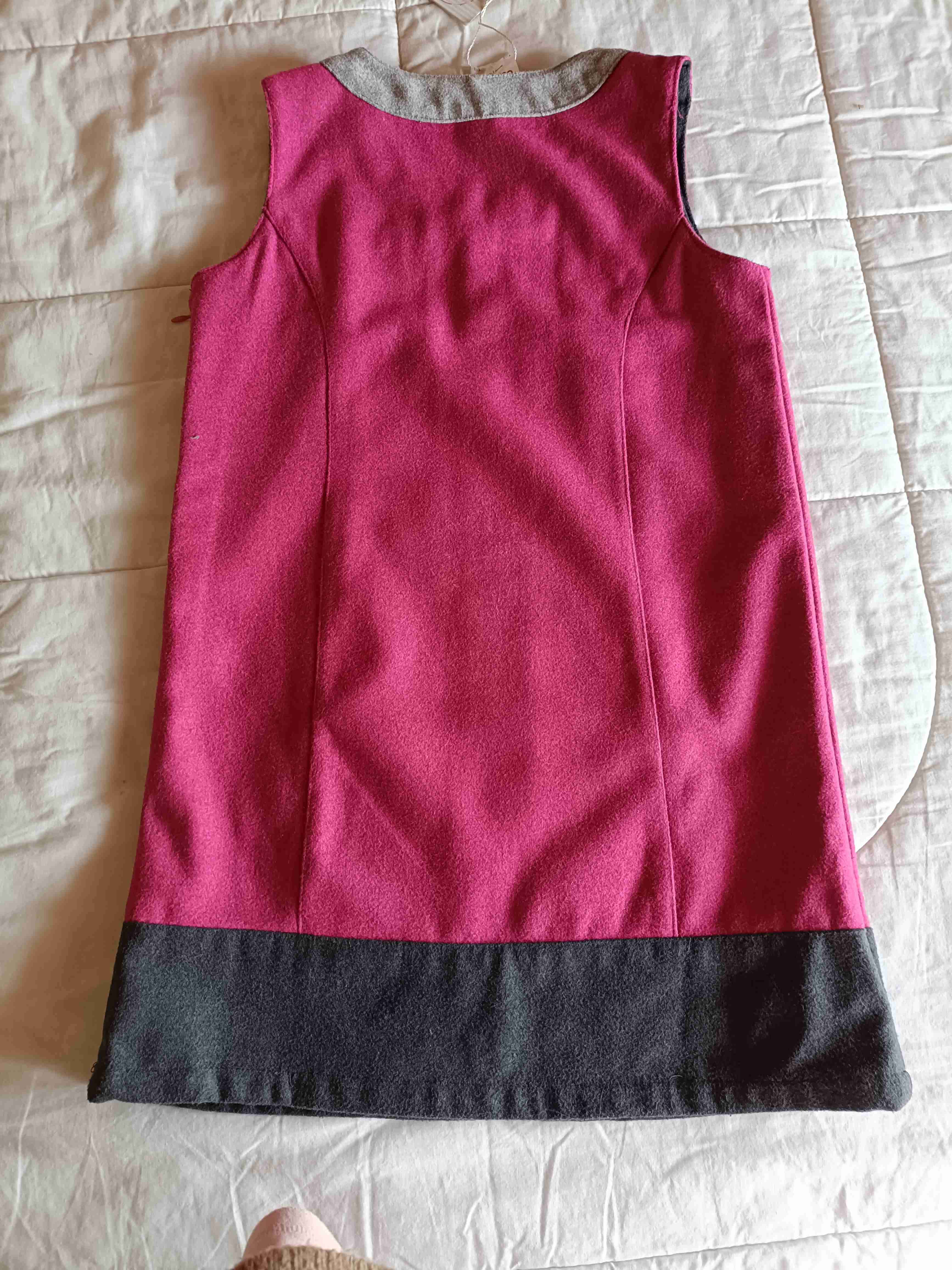 Vestido sin mangas bicolor nuevo - miniatura 3