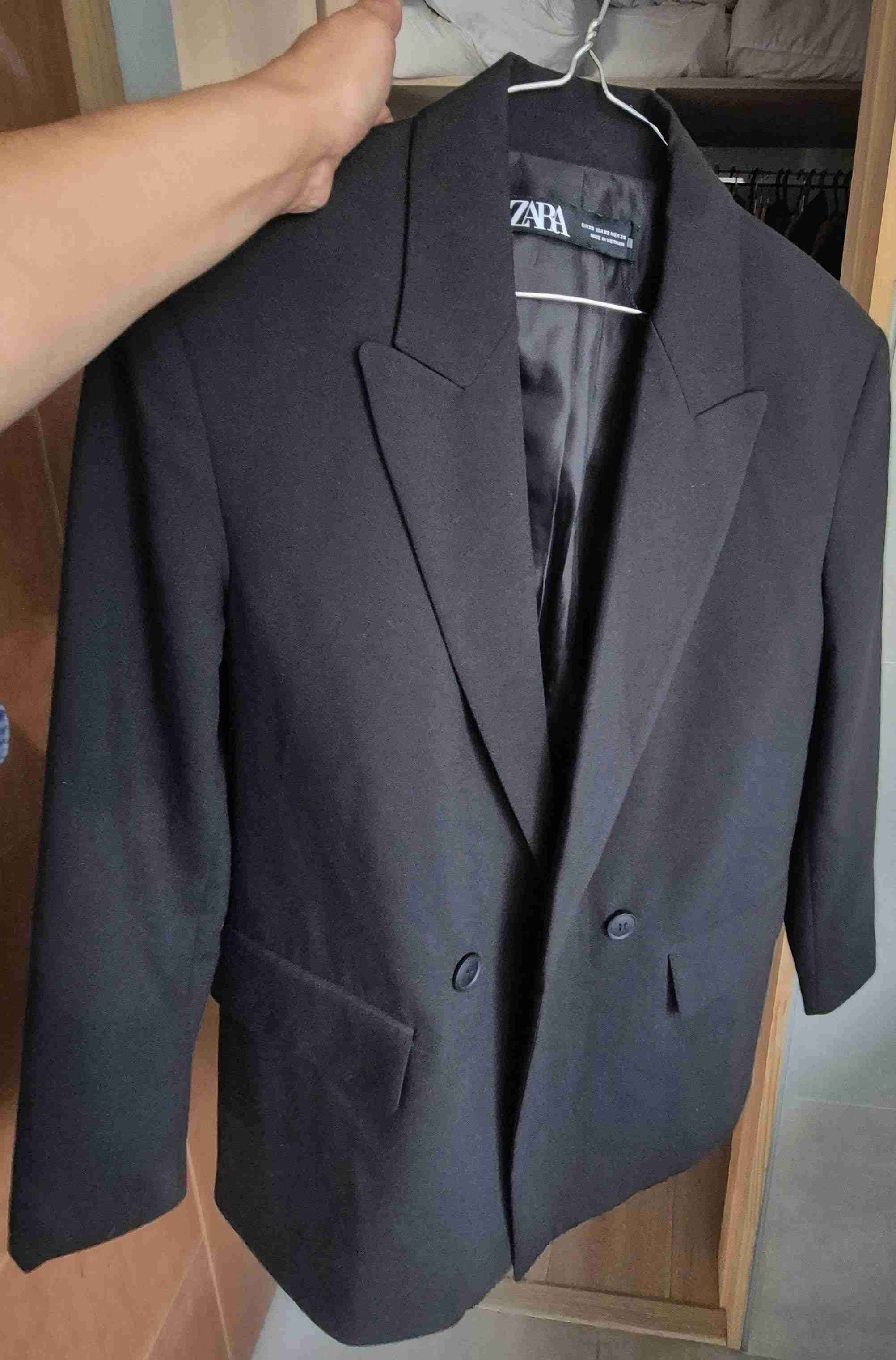 Blazer Zara Negro  - Talla Xs - miniatura 1