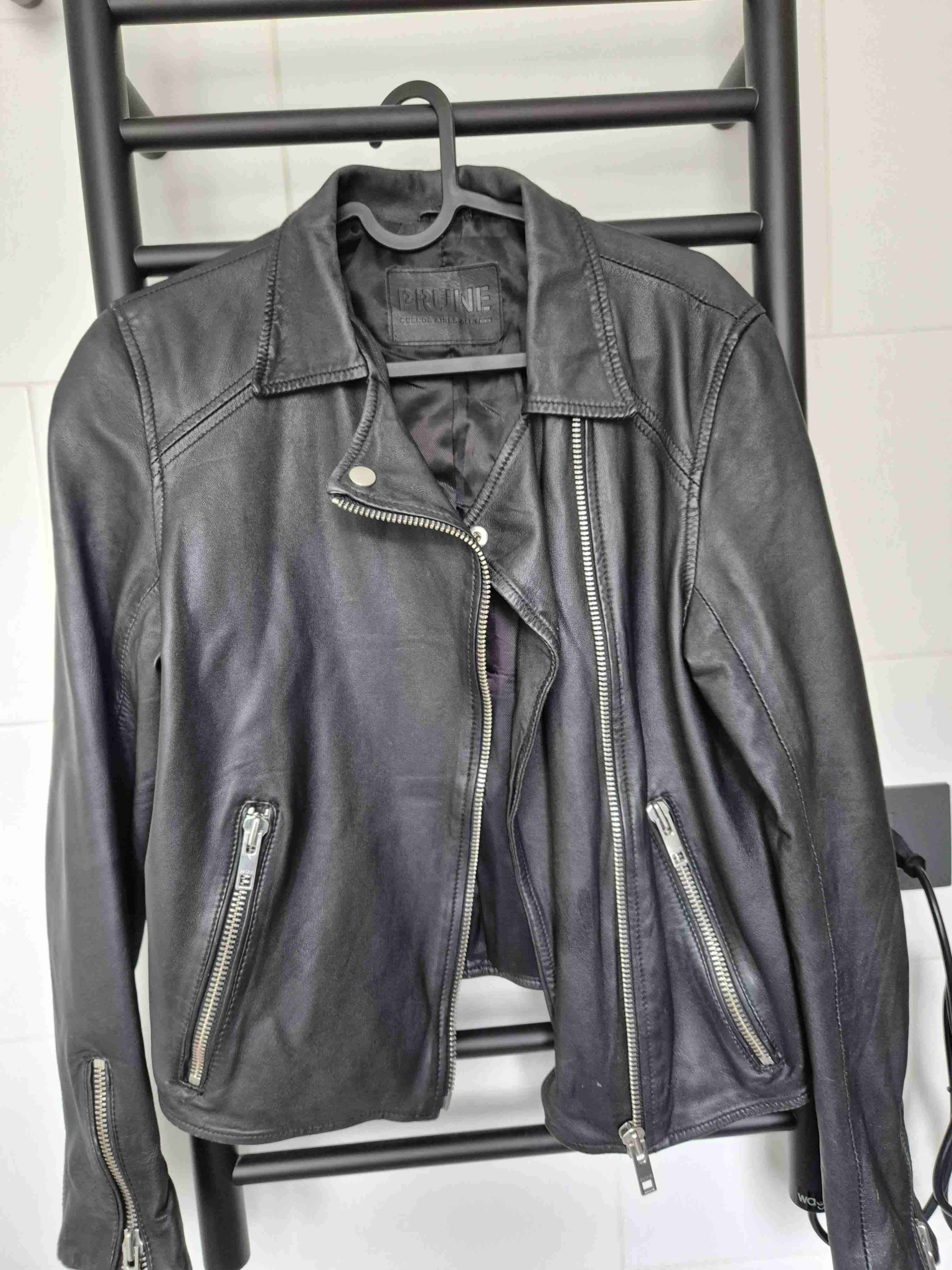 Chaqueta 100% Cuero Prune - miniatura 2