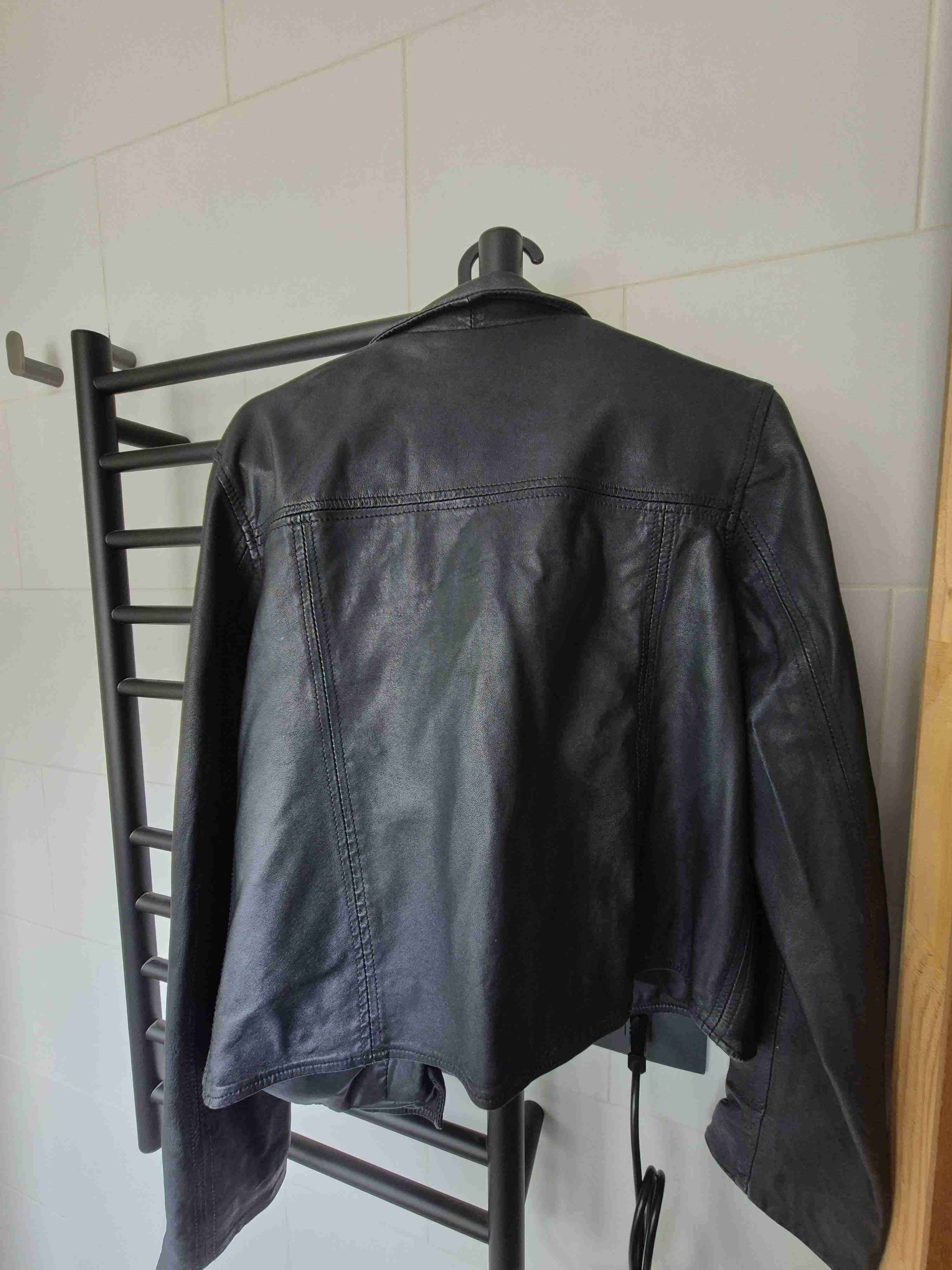 Chaqueta 100% Cuero Prune - miniatura 5