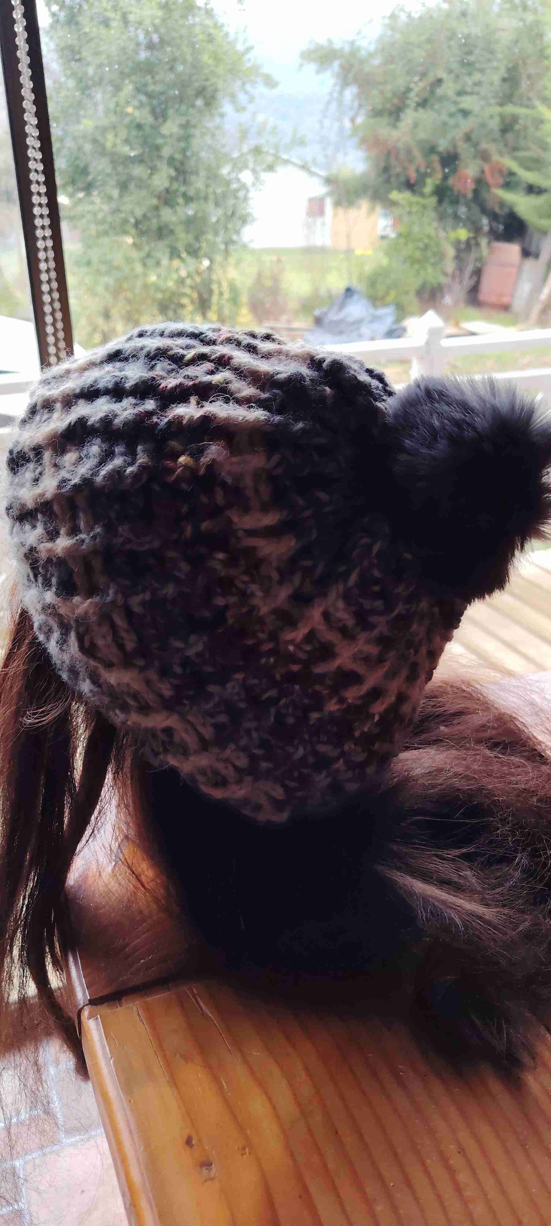 Gorro de lana tejido a crochet - miniatura 5