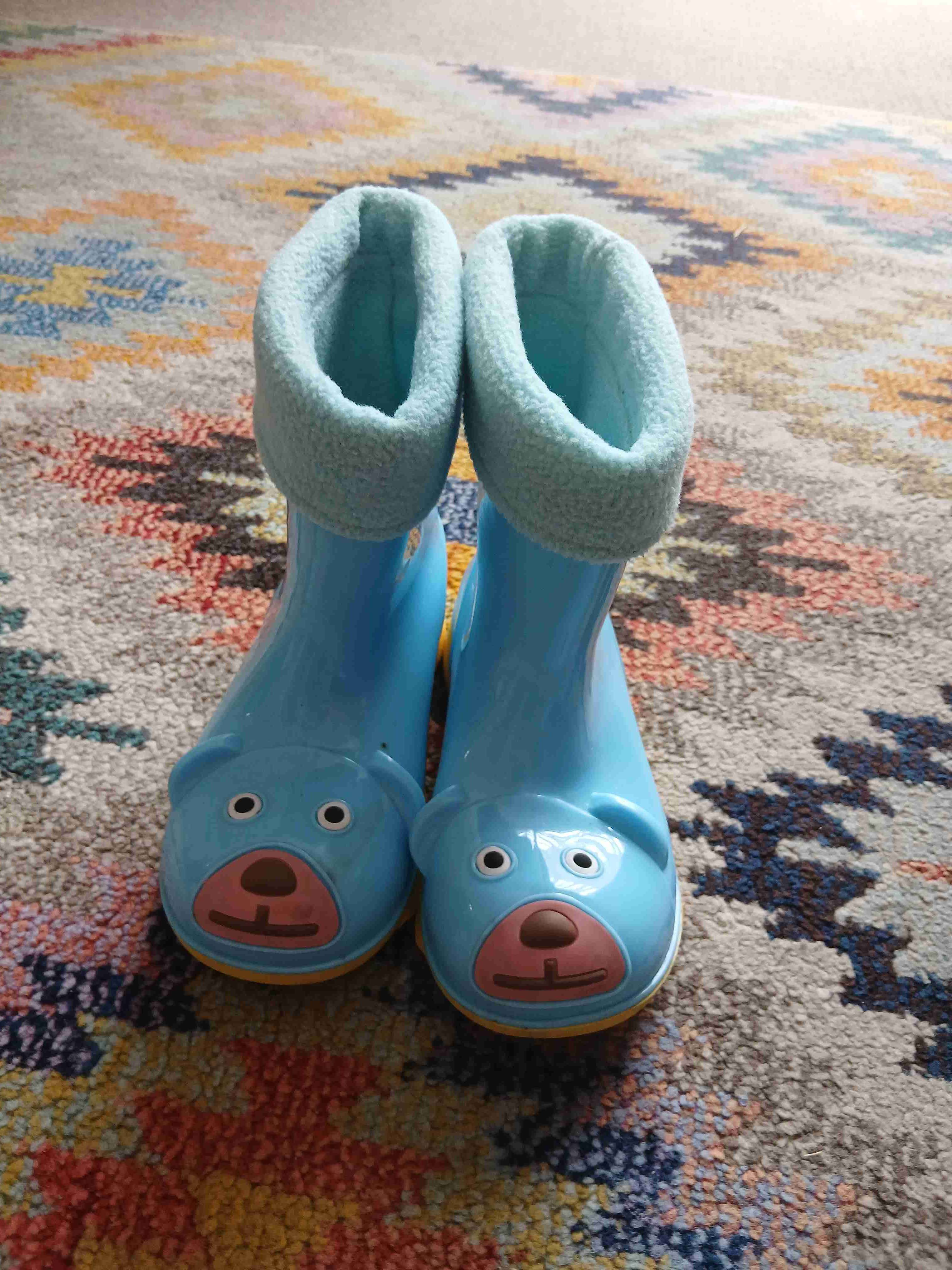 Botas de lluvia azules para niños - miniatura 1