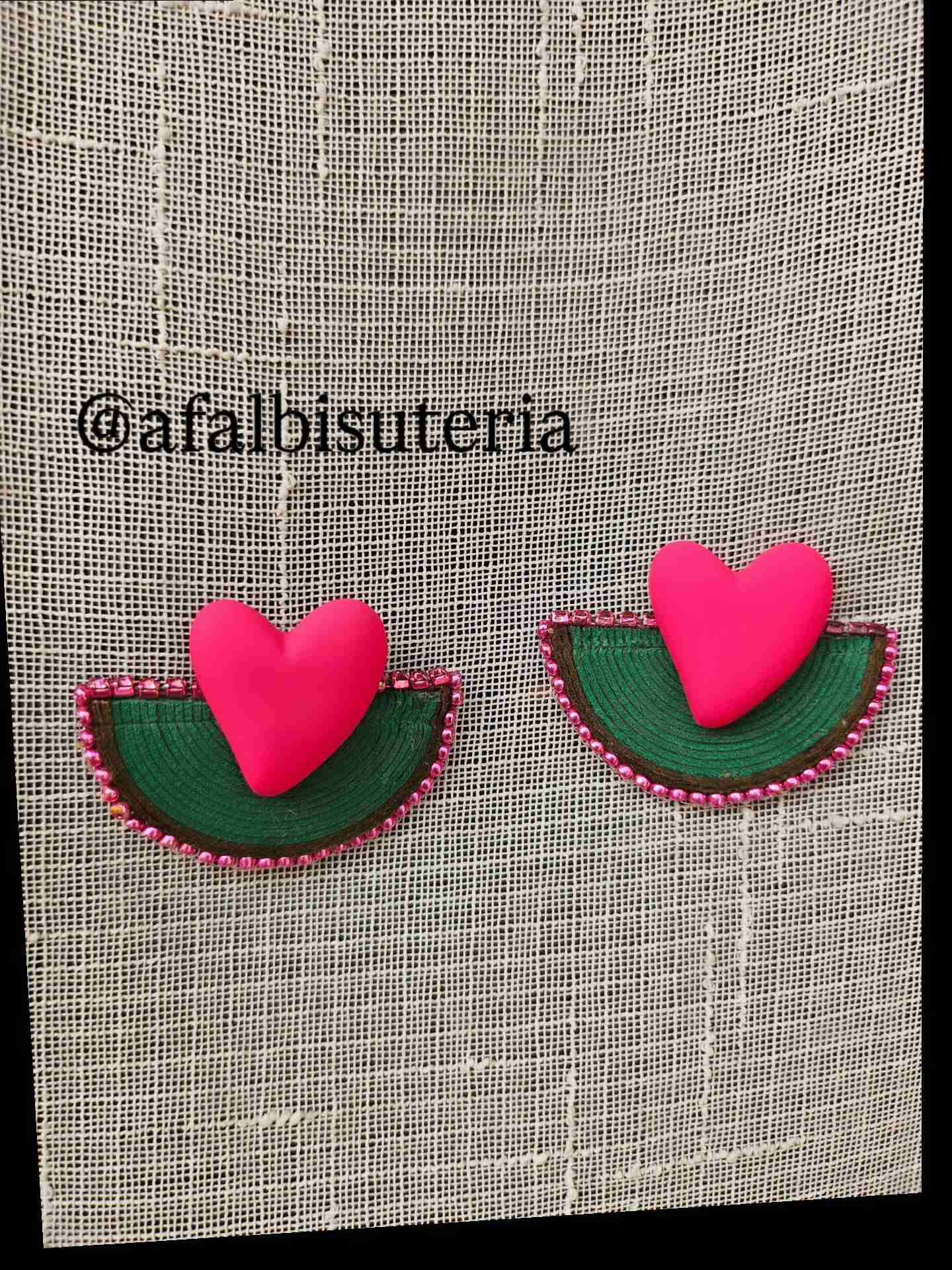 Aros coloridos hechos a mano - miniatura 2