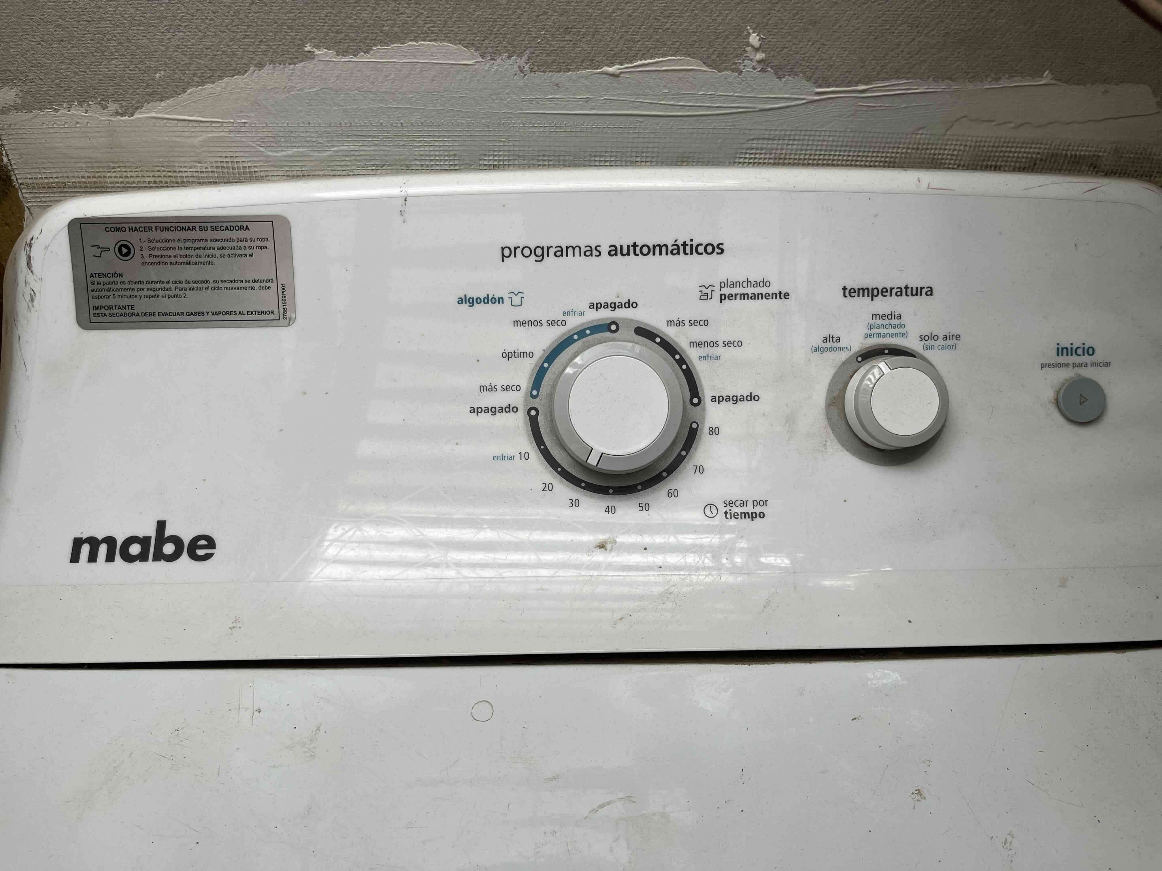 Secadora Mabe con carga frontal - miniatura 2