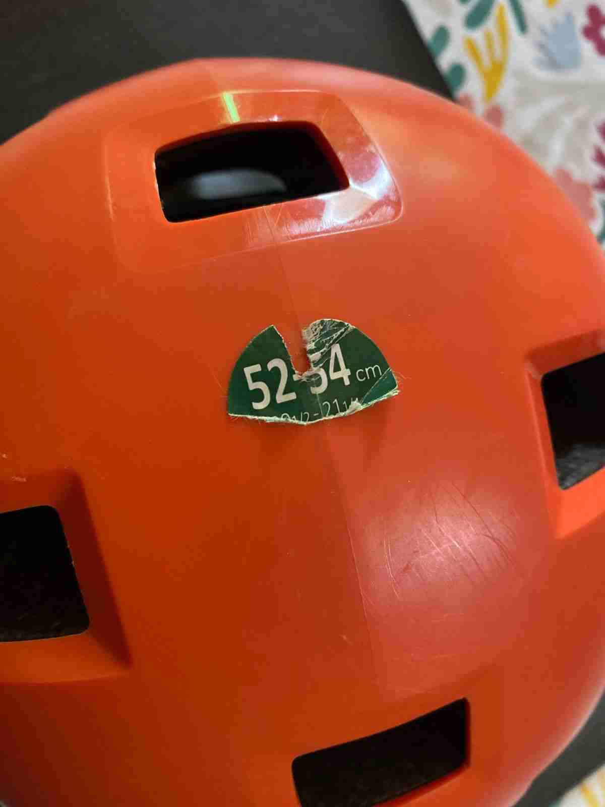 Casco de skate naranja - miniatura 5
