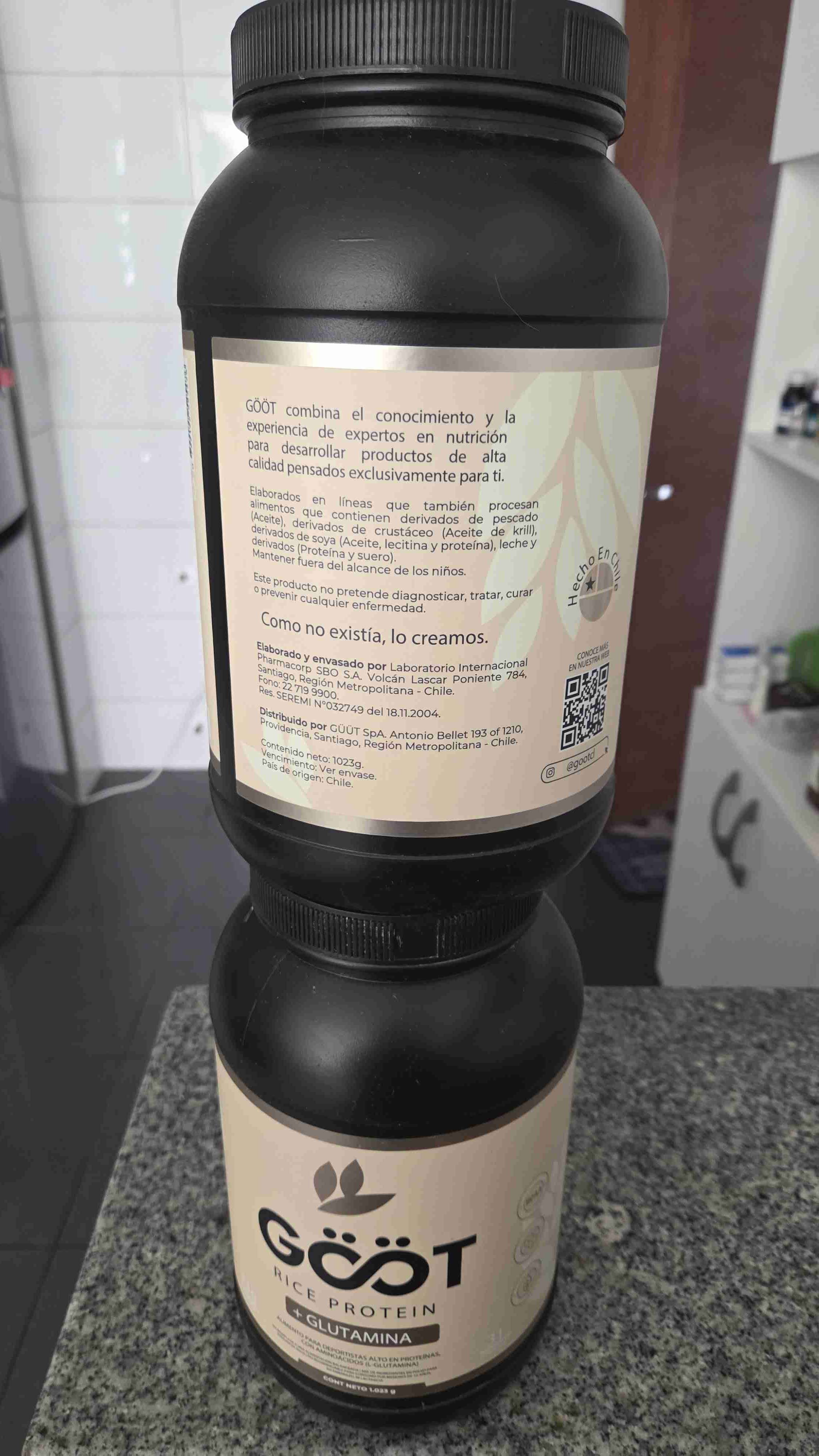 Proteína de arroz Gööt con glutamina - miniatura 3