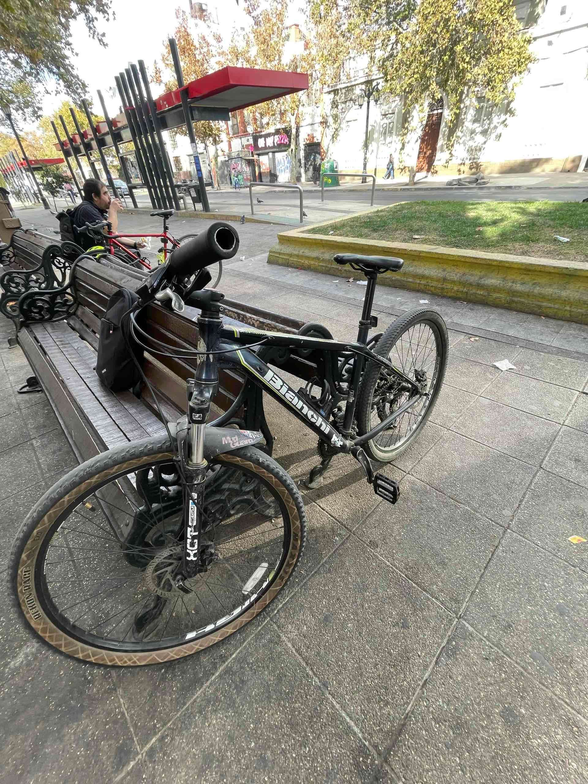 Bicicleta Bianchi montaña negra - miniatura 2