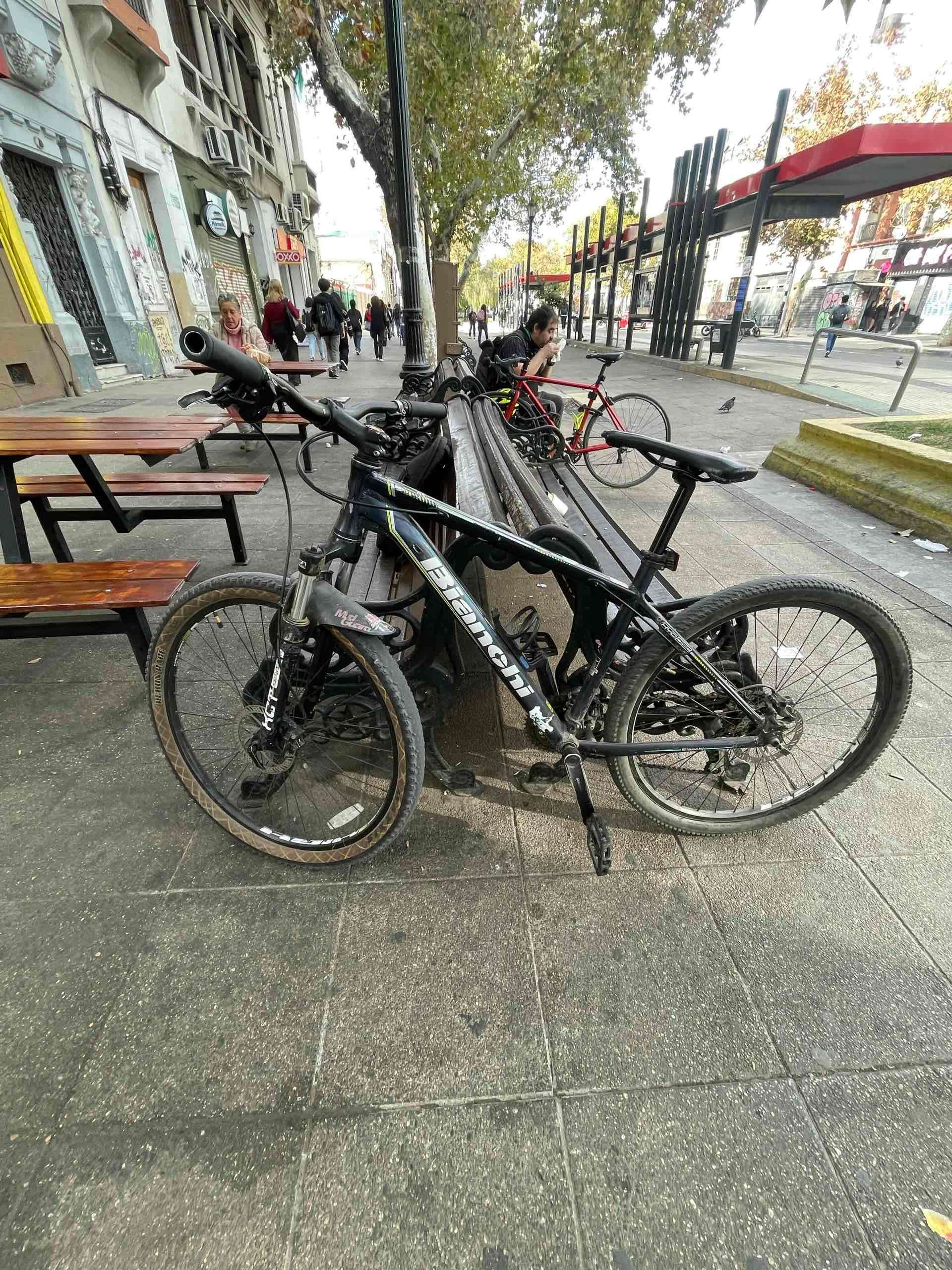 Bicicleta Bianchi montaña negra - miniatura 4