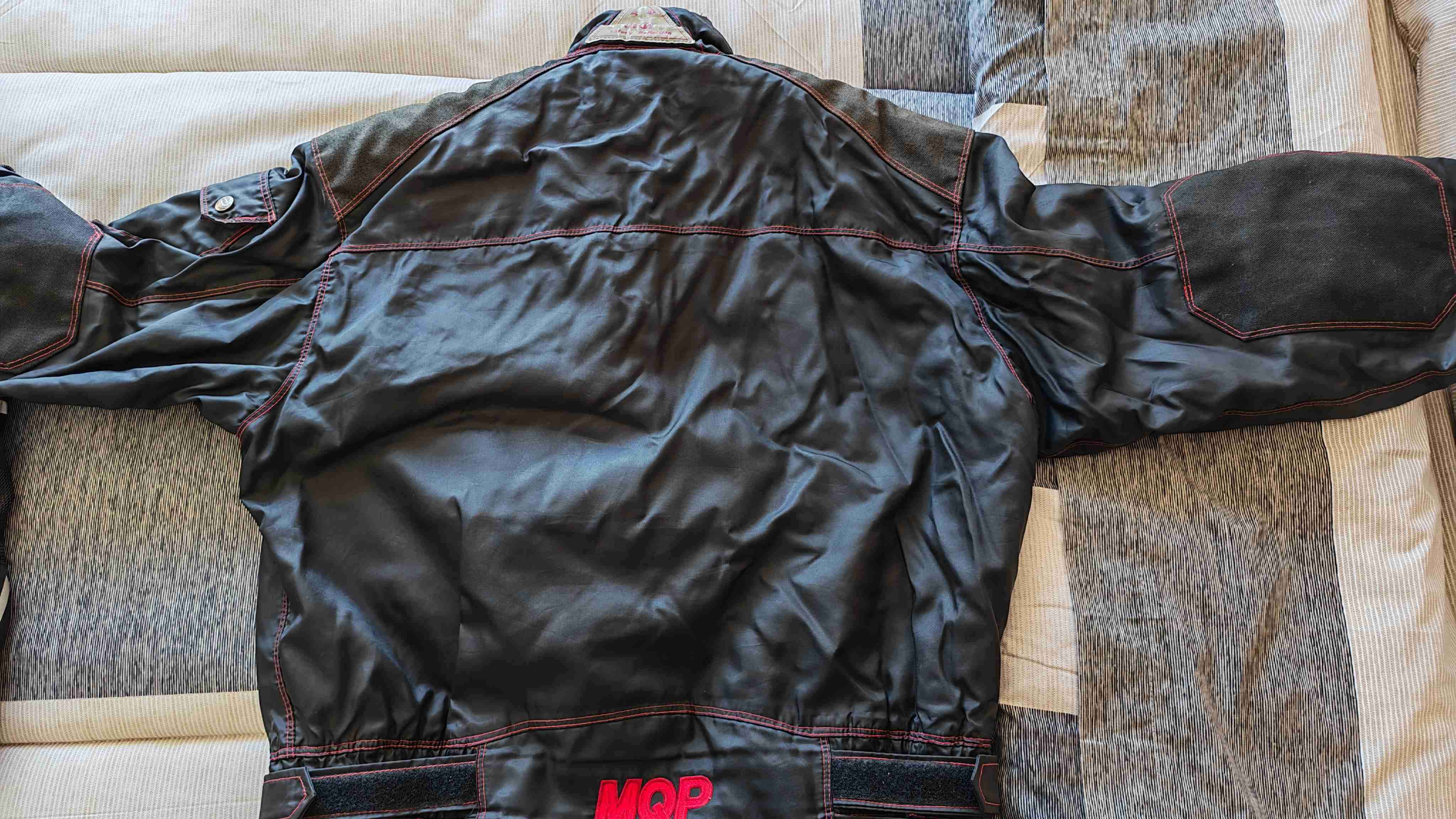 Chaqueta de moto negra - miniatura 2