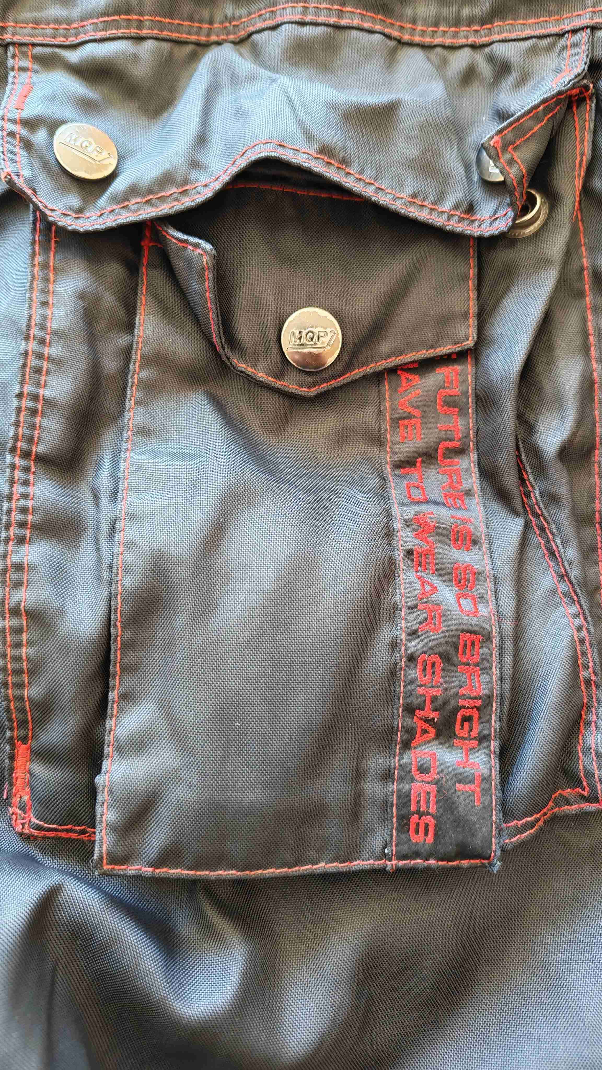 Chaqueta de moto negra - miniatura 4