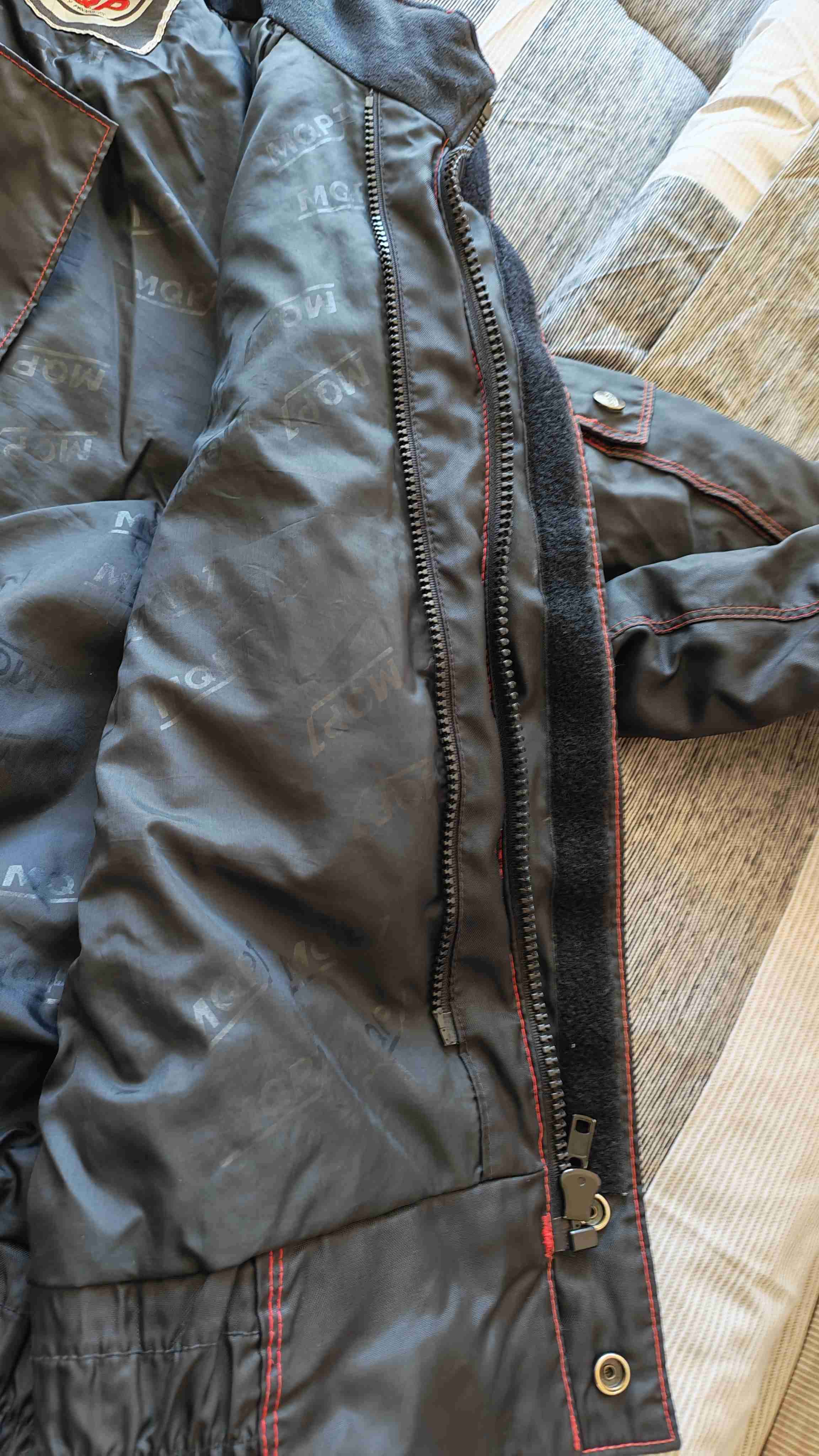 Chaqueta de moto negra - miniatura 5