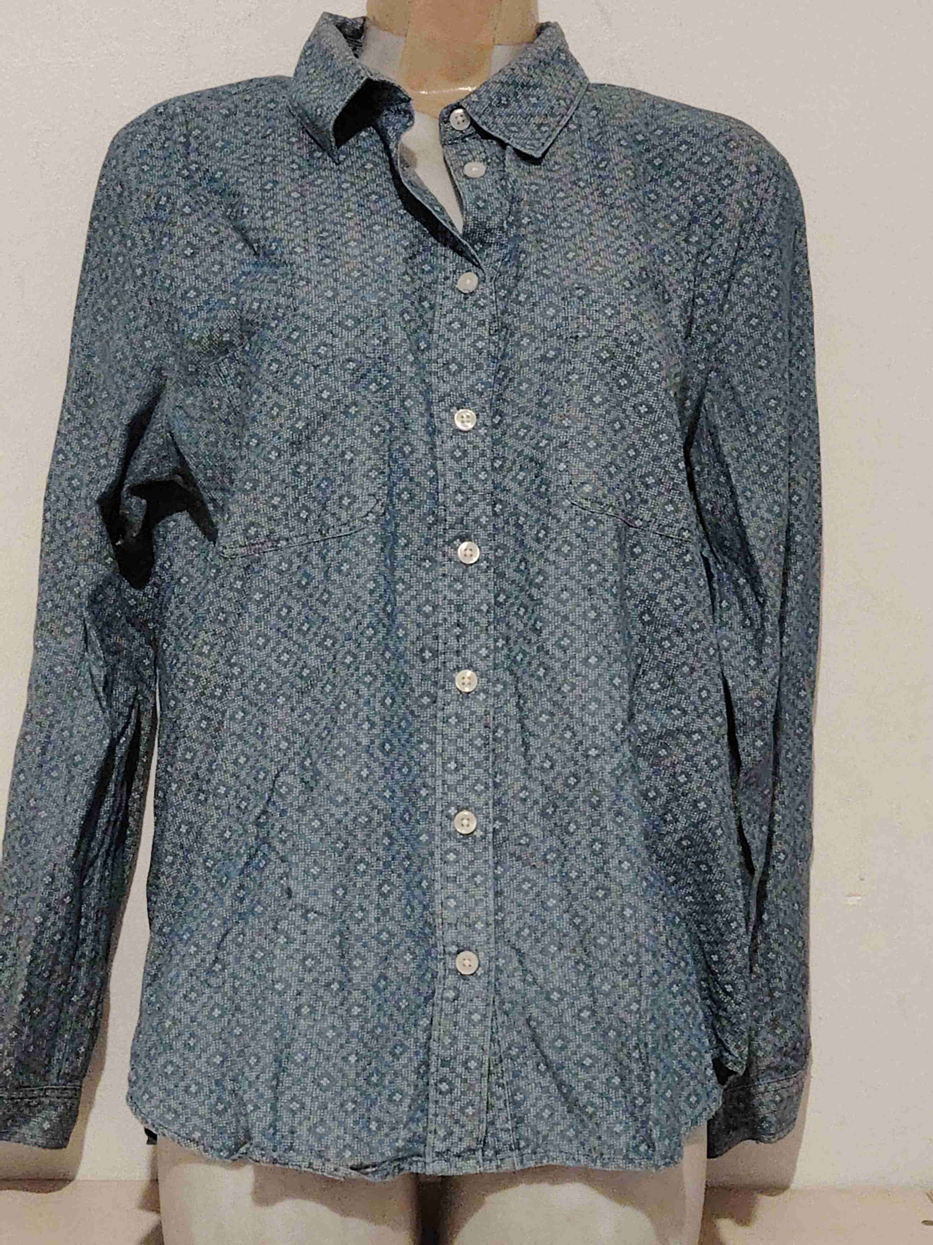 Blusa azul talla s - miniatura 2