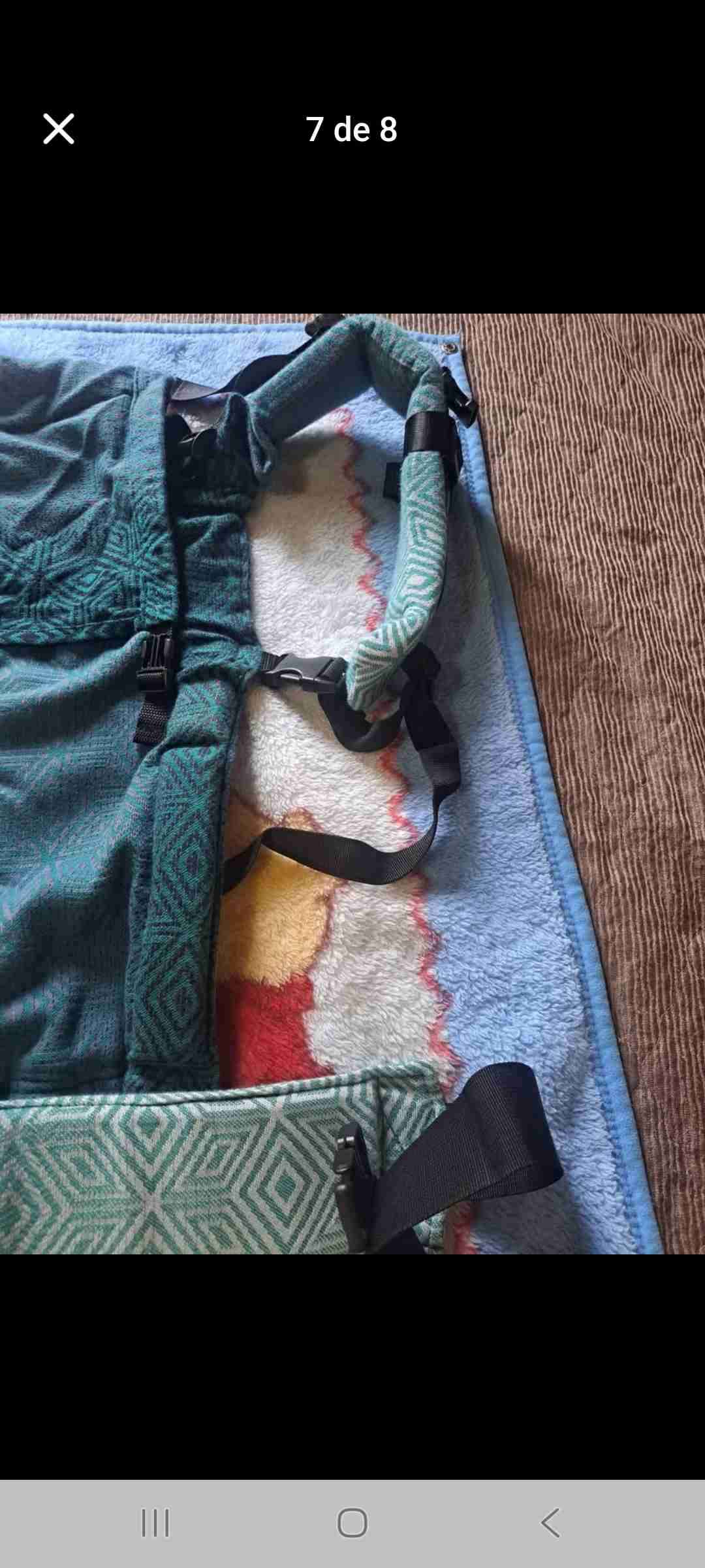 Portabebé ergonómico verde - miniatura 2