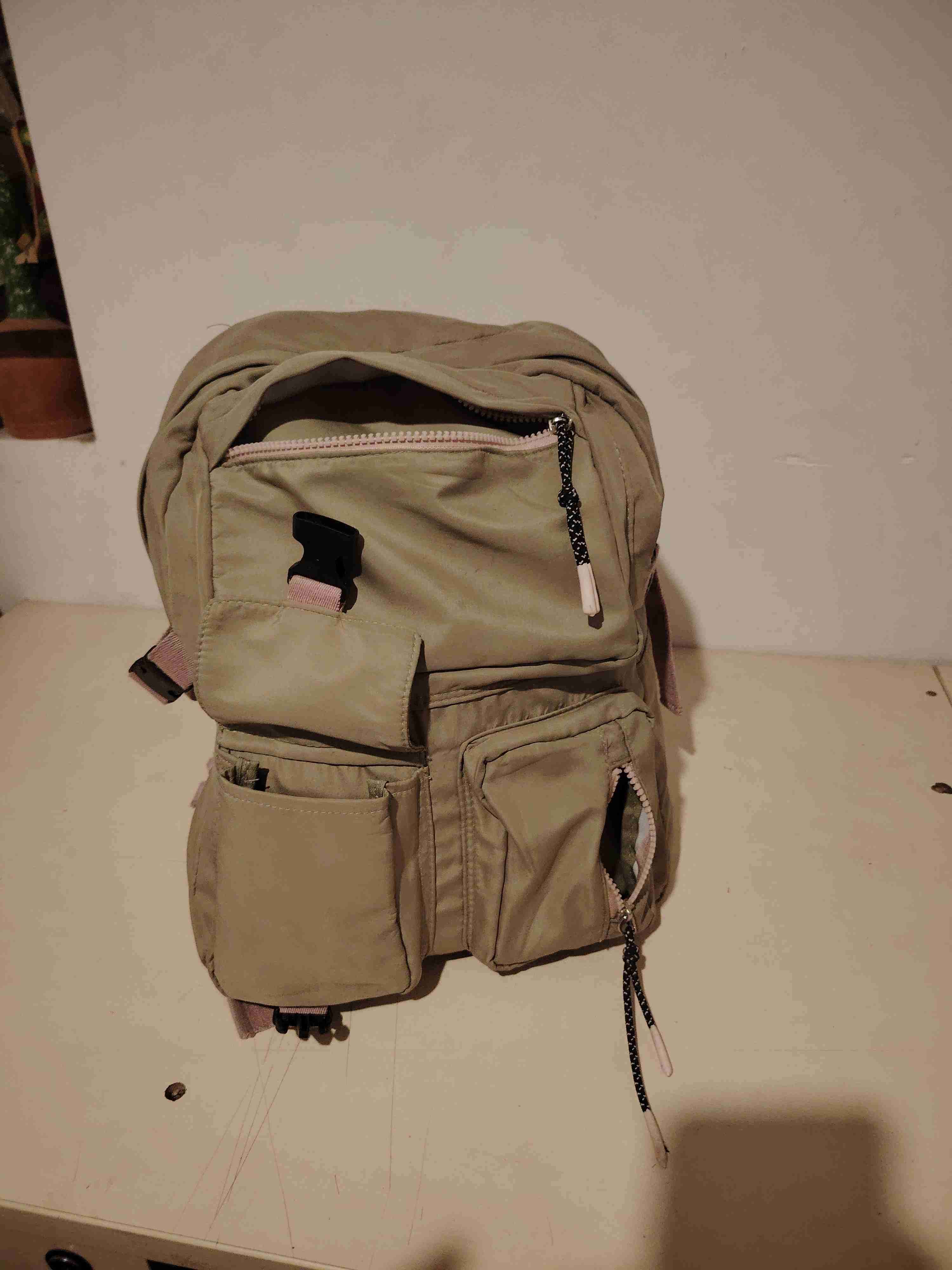 Mochila beige multiuso - miniatura 4