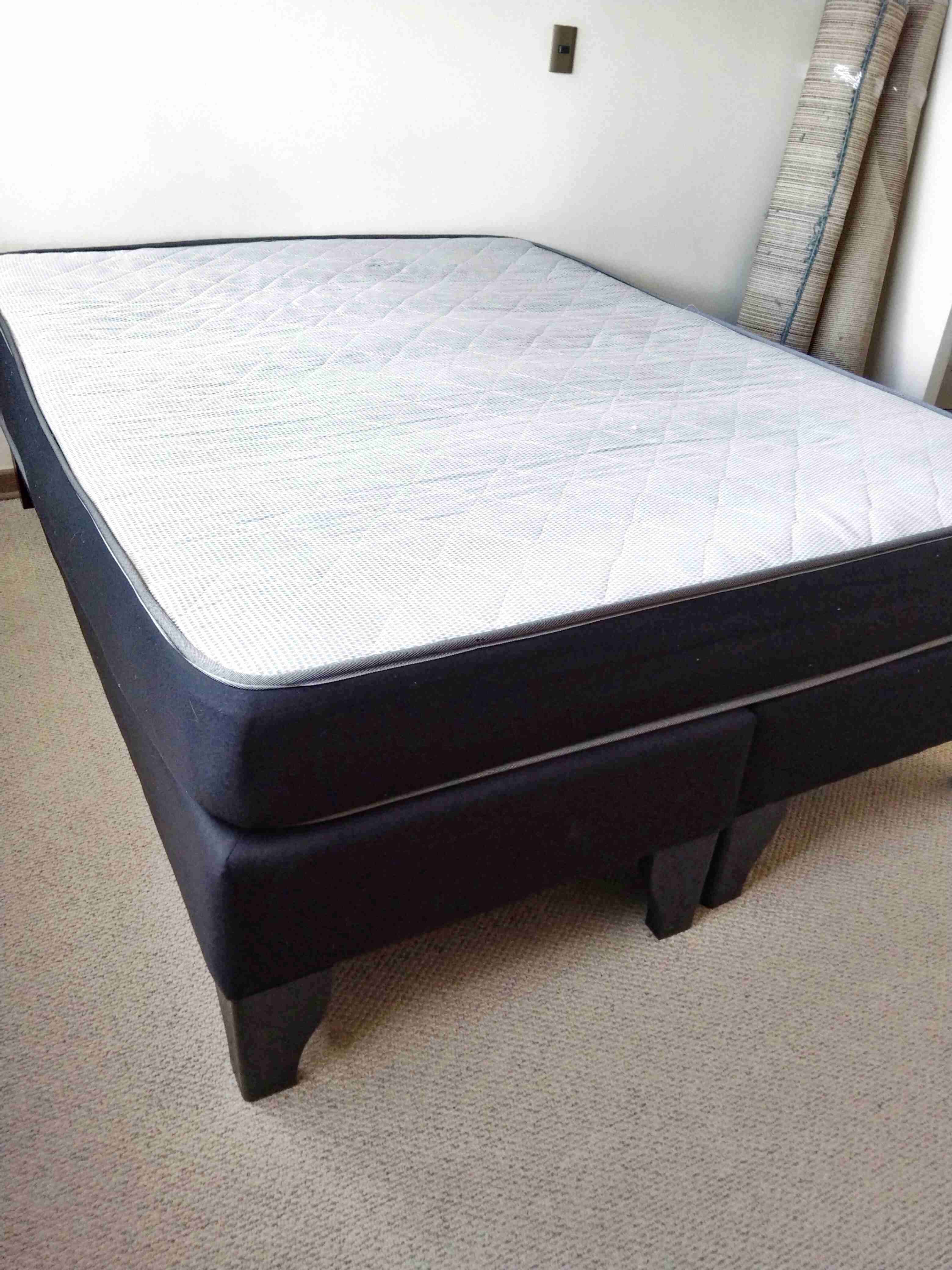 Cama 2 plazas base+colchón