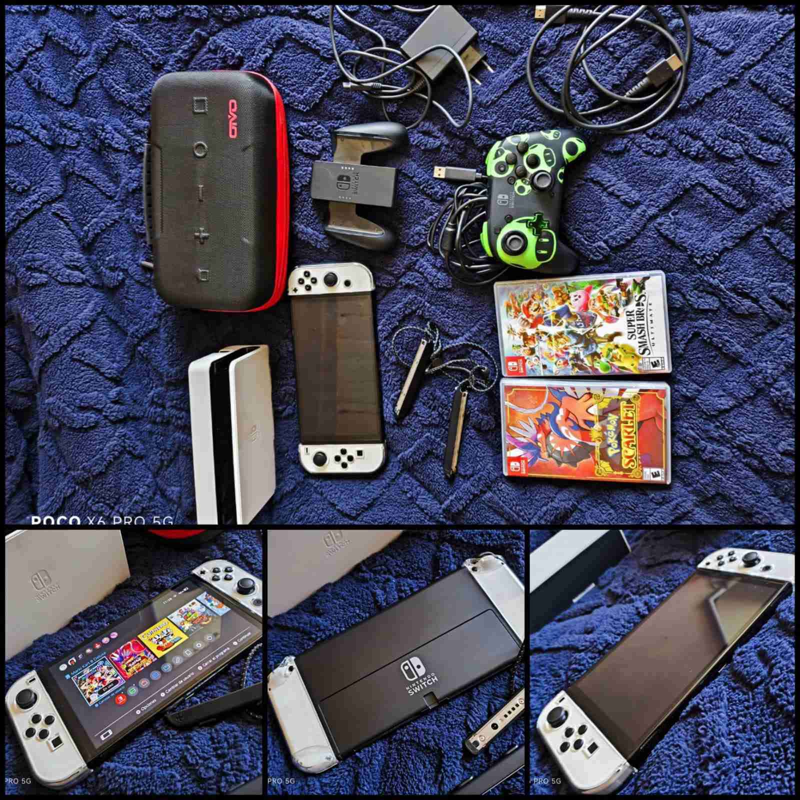 Consola Nintendo Switch con accesorios