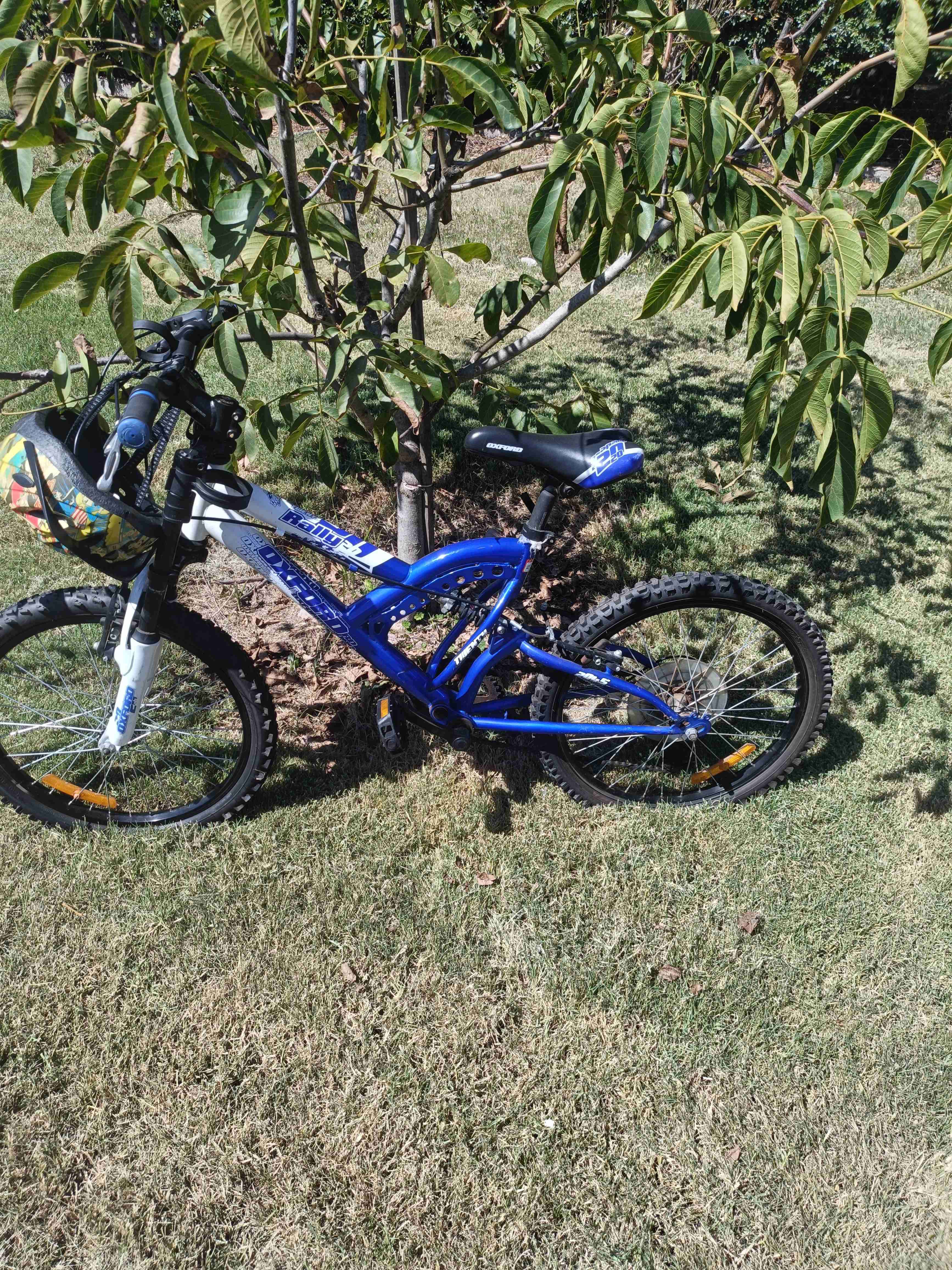 Bicicleta de montaña azul - miniatura 1