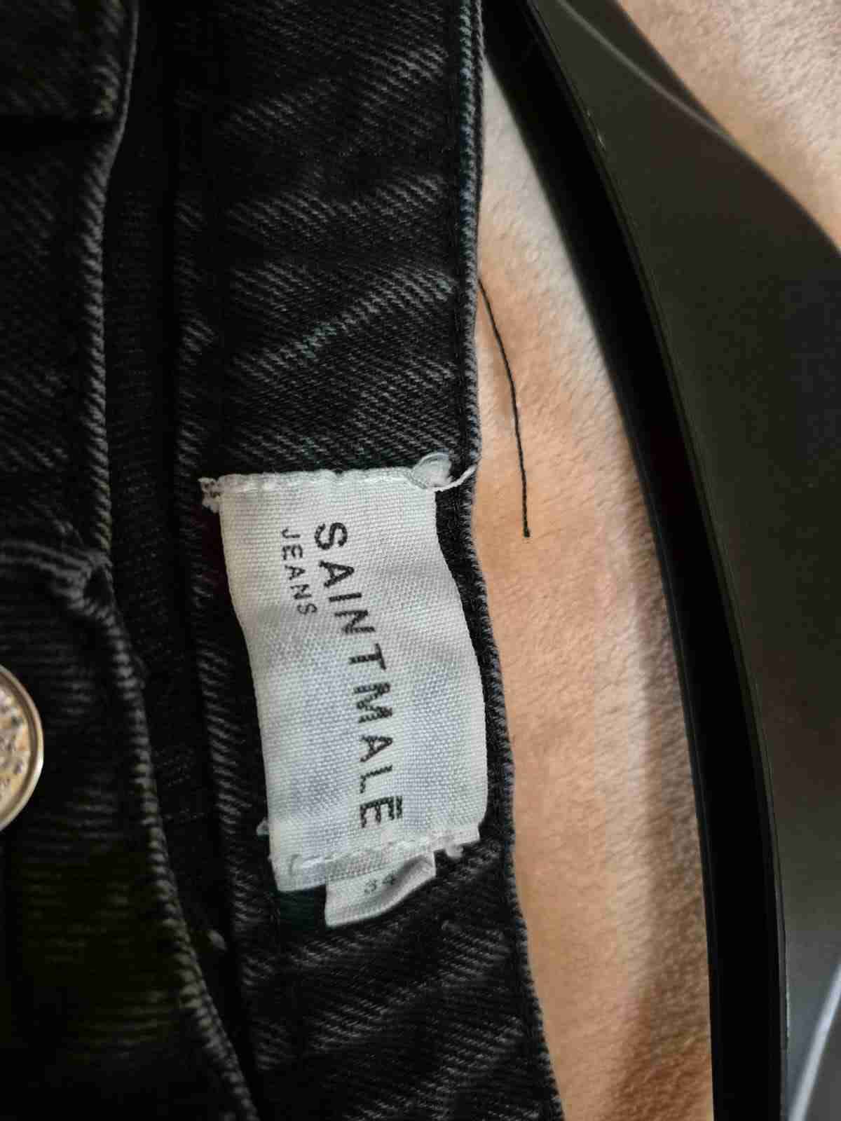 Pantalón cargo negro mujer - miniatura 3