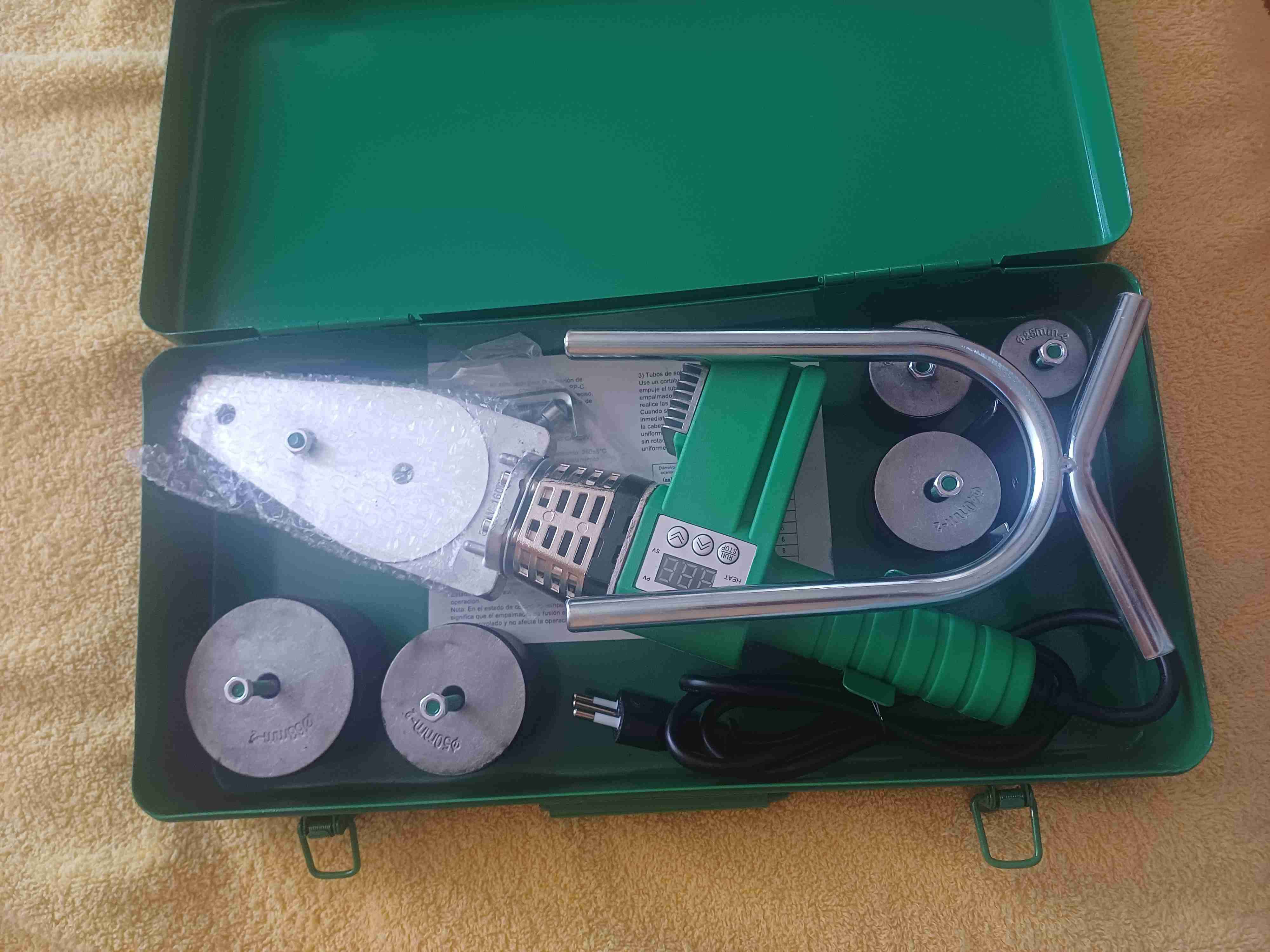 Termofusora digital nueva 20 -63 mm 220 v. - miniatura 3