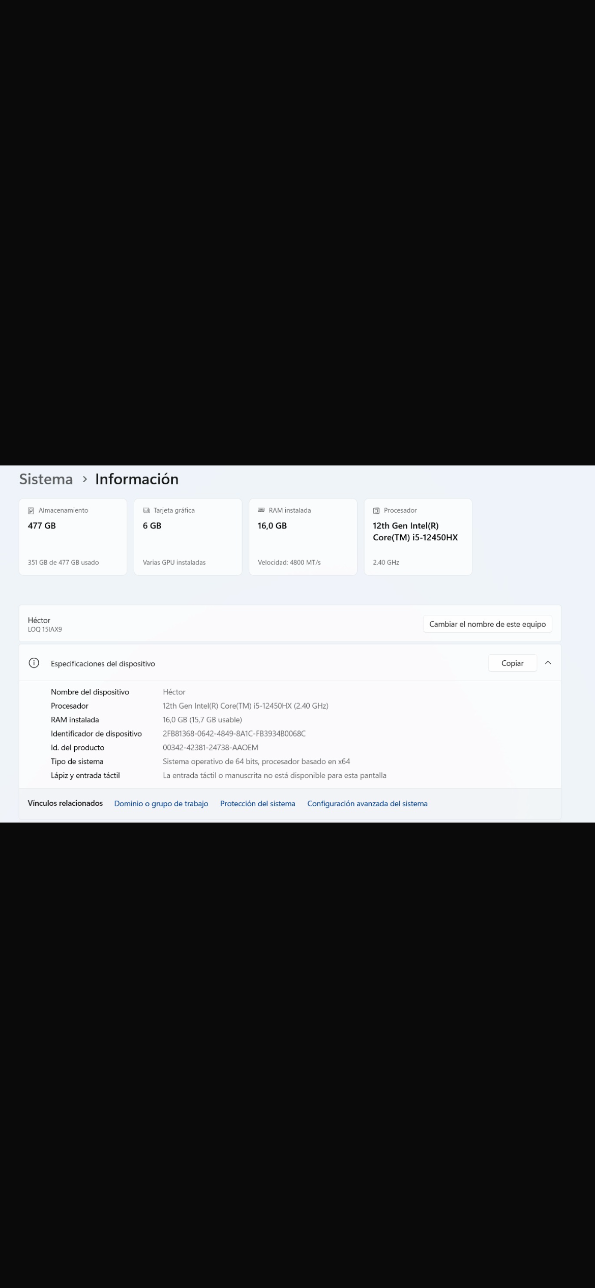 Monitor Lenovo LOQ - miniatura 3