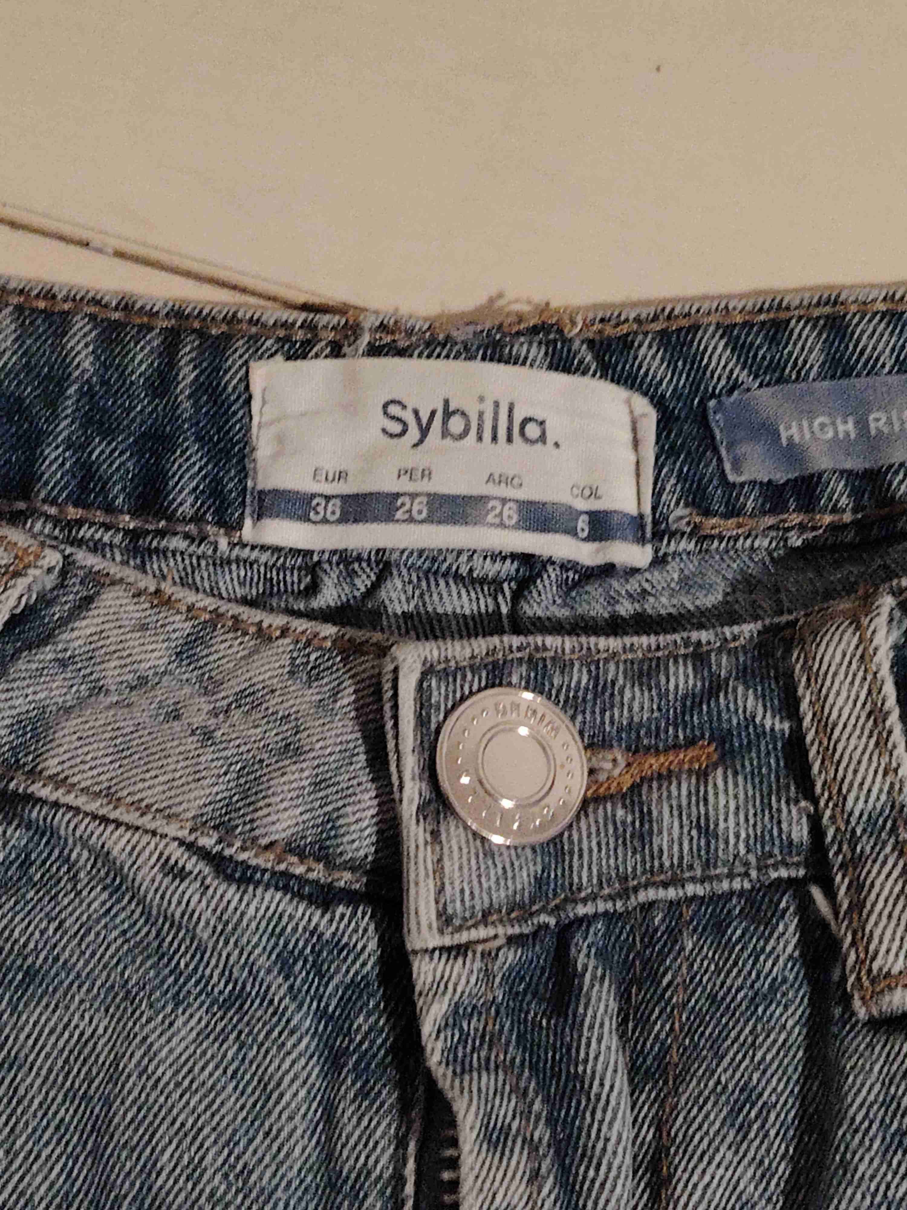 Shorts de mezclilla con encaje - miniatura 2