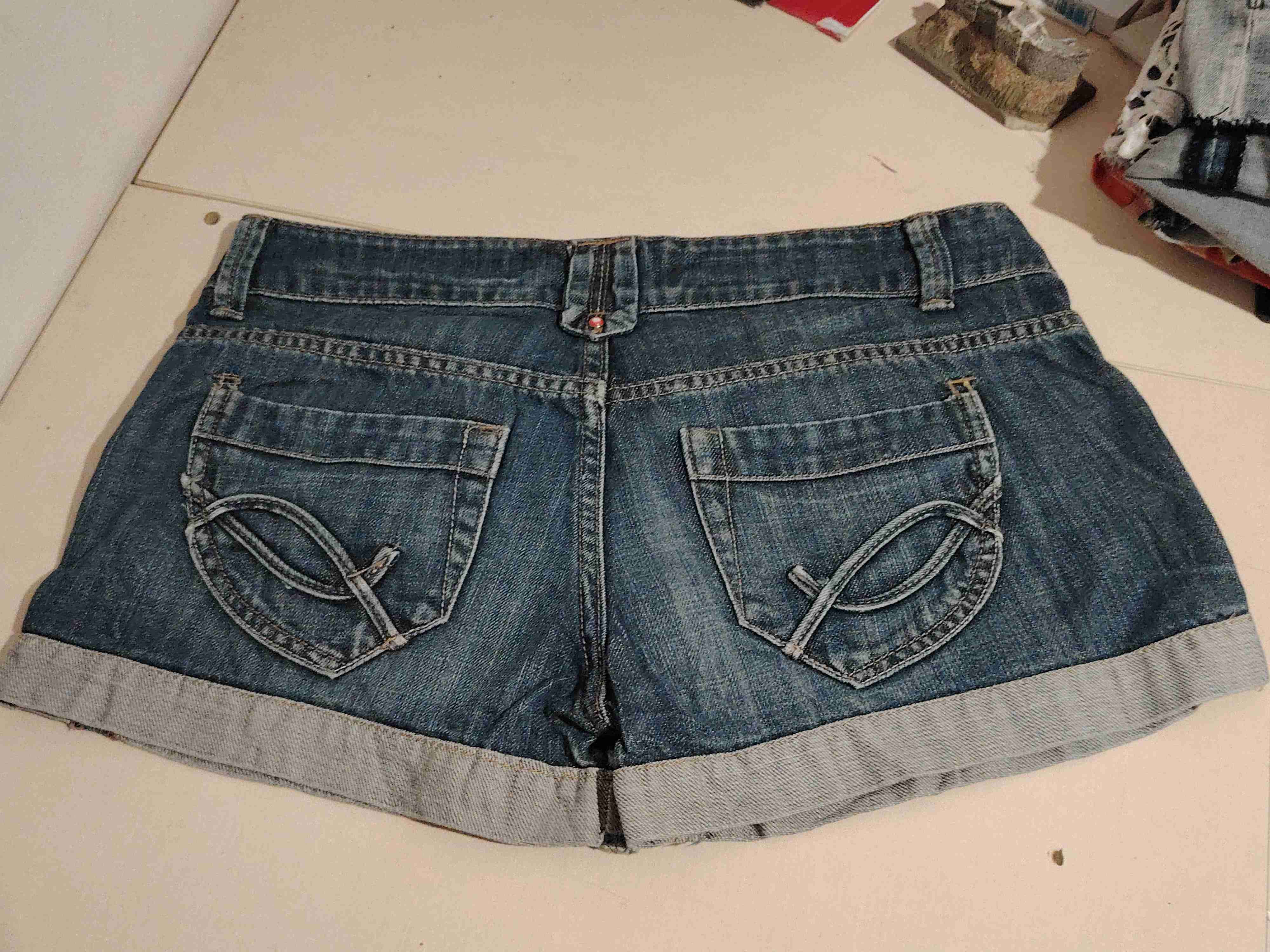 Shorts de mezclilla azul - miniatura 3