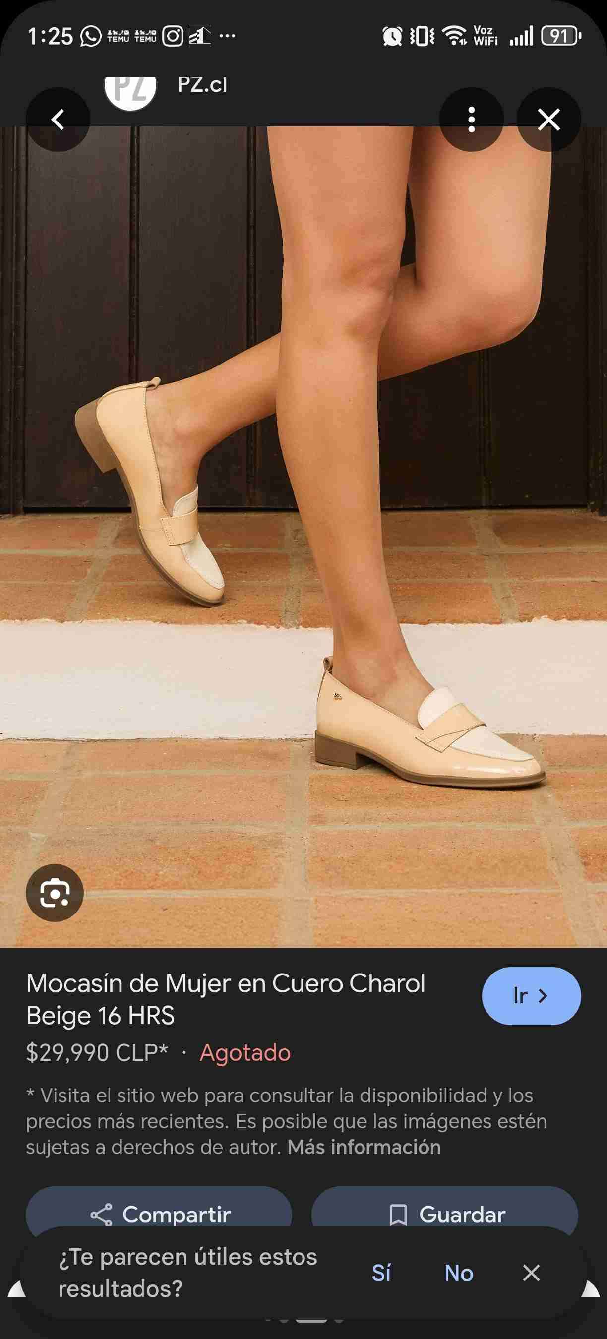 Zapatos beige nuevos de charol - miniatura 4