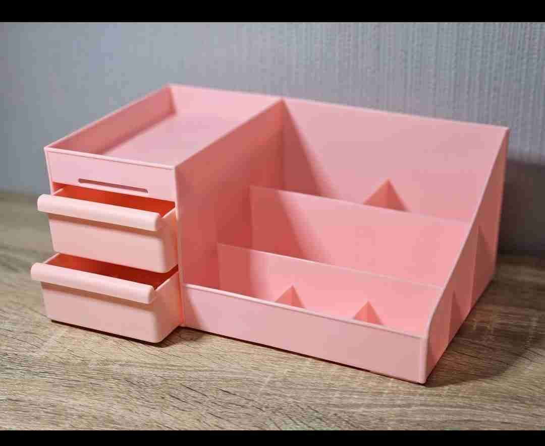 Organizador de maquillaje rosa - miniatura 2