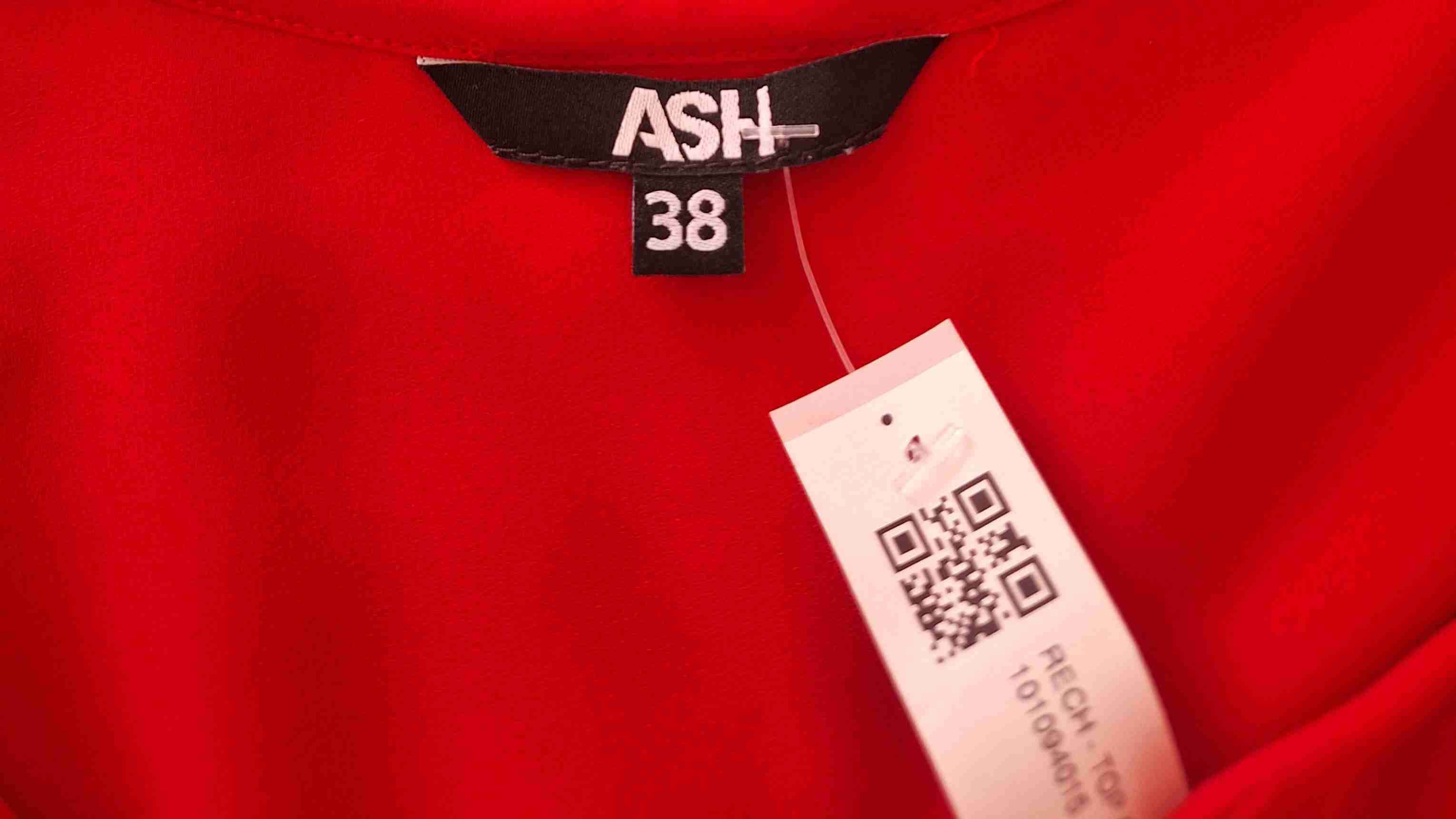 Blusa roja manga larga - miniatura 3