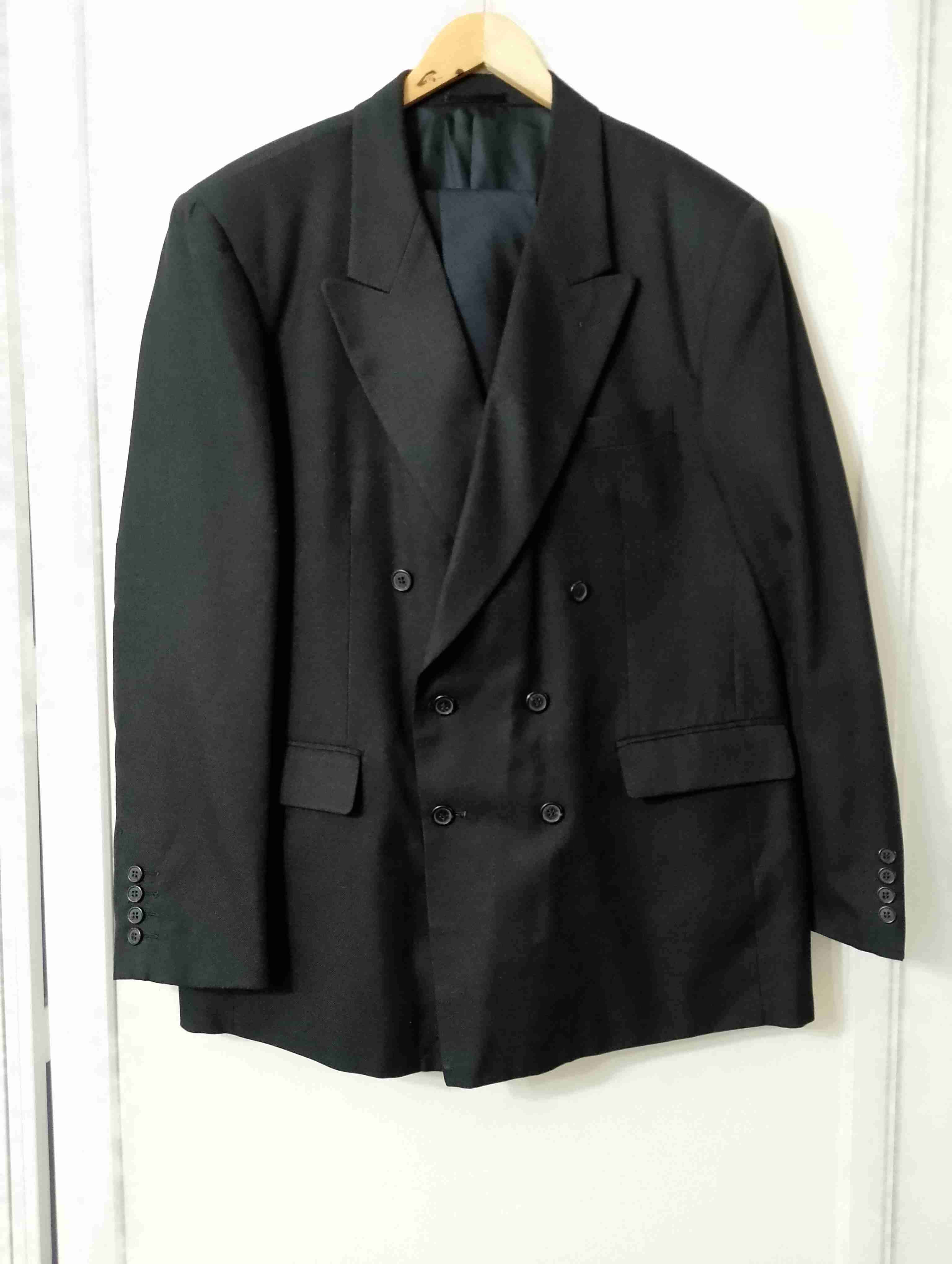 Traje hombre formal negro - miniatura 2