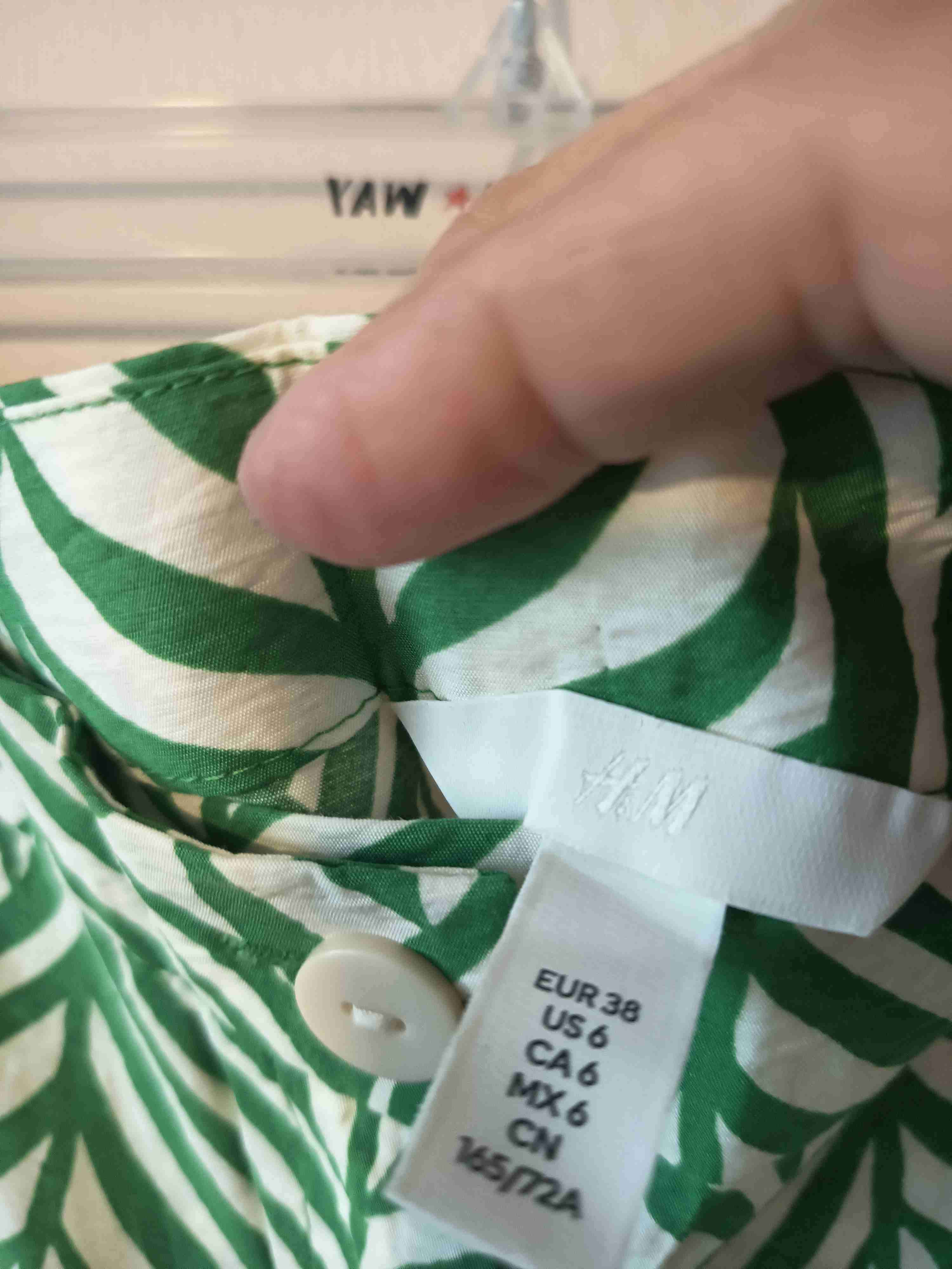 Pantalon largo estampada verde - miniatura 4