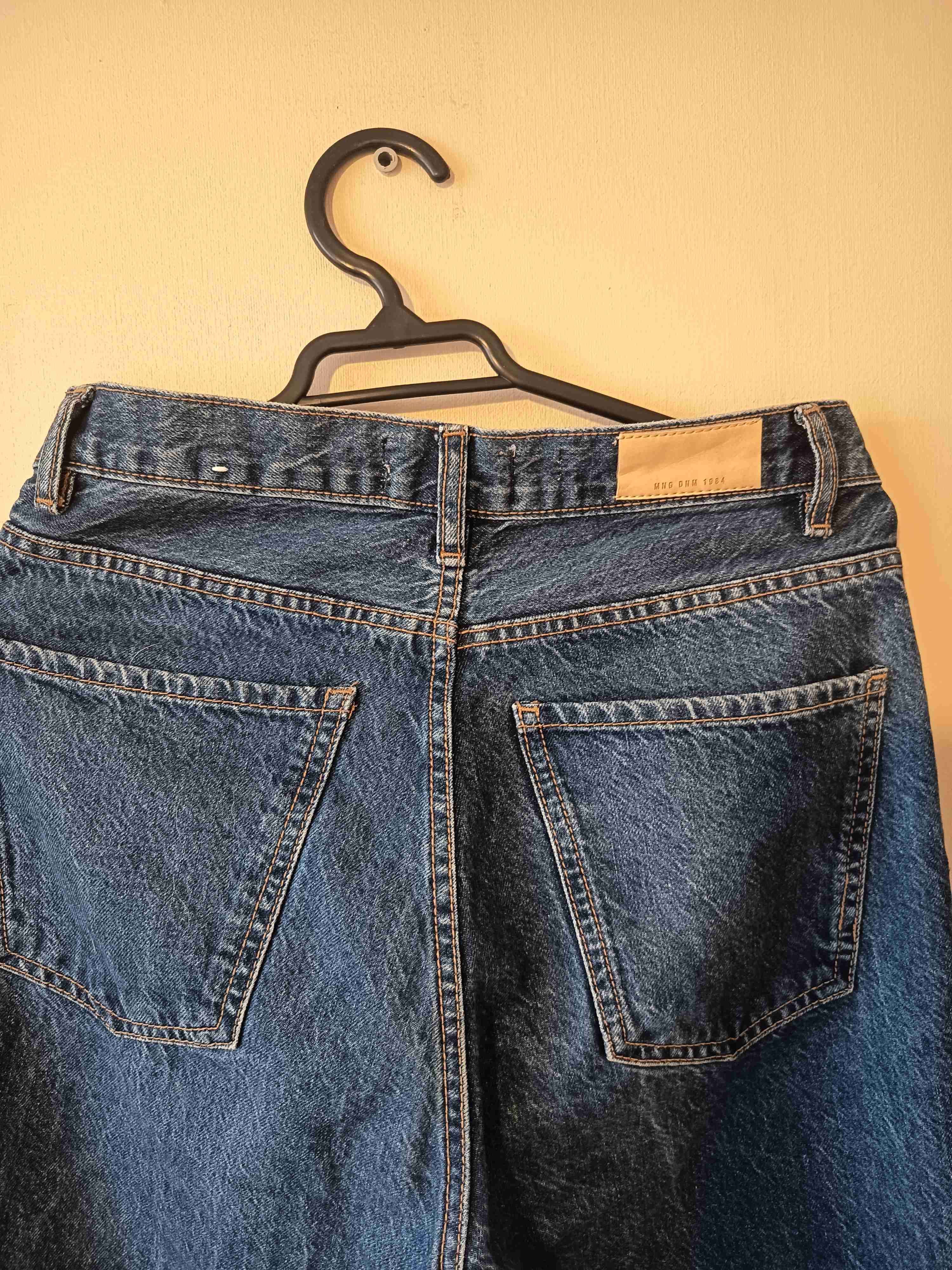 Jeans azul de tiro alto - miniatura 5