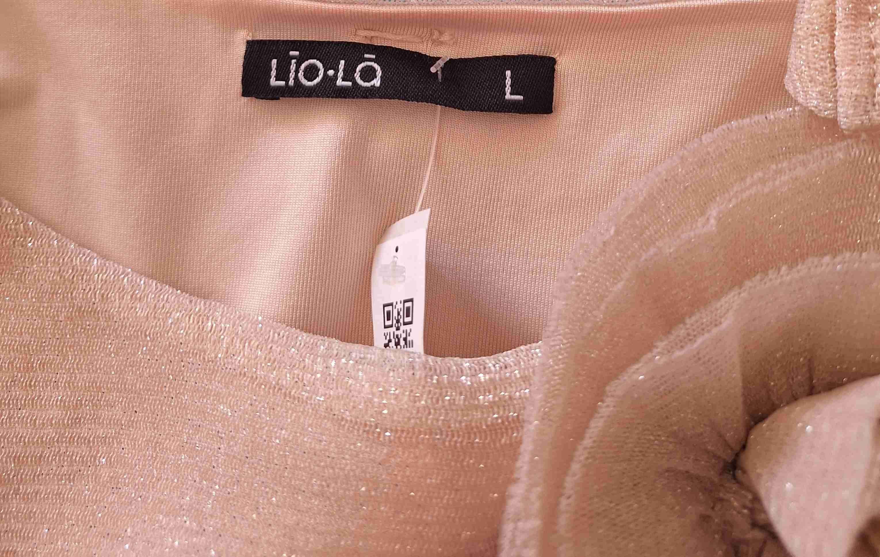 Polera sin mangas beige brillante - miniatura 4