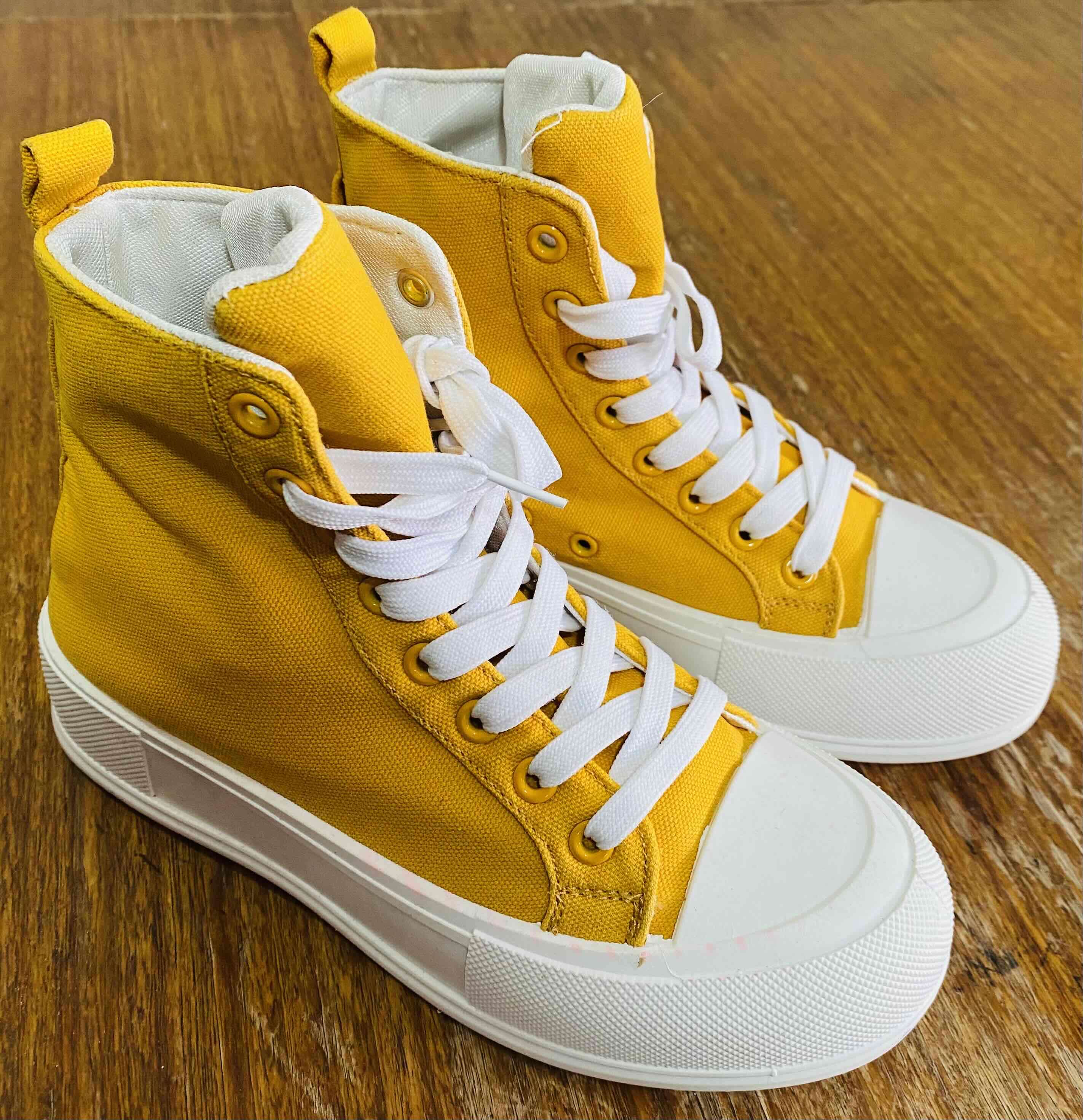 Zapatillas altas amarillas - miniatura 2