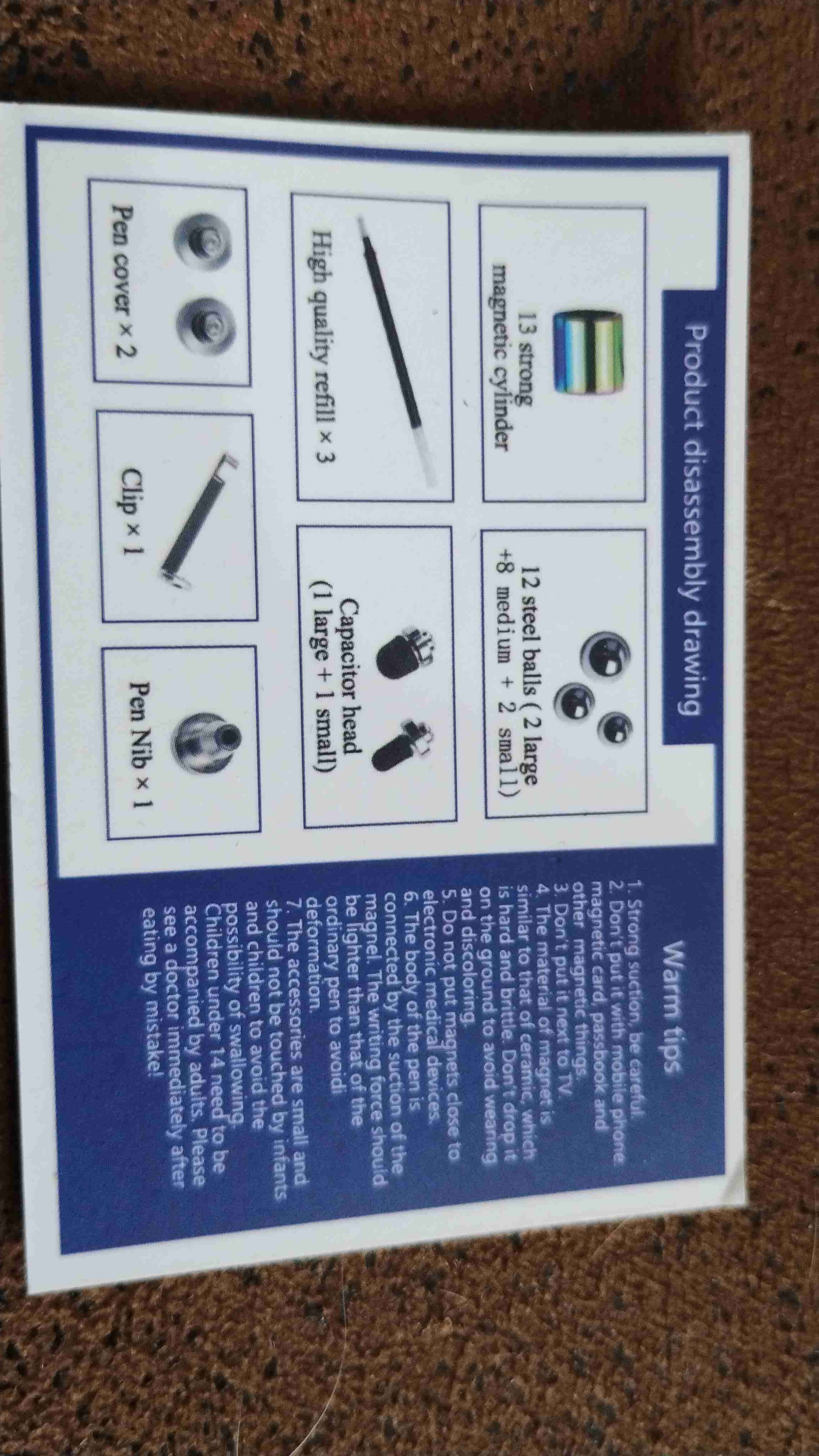 Lápiz Fidget magnético - miniatura 3