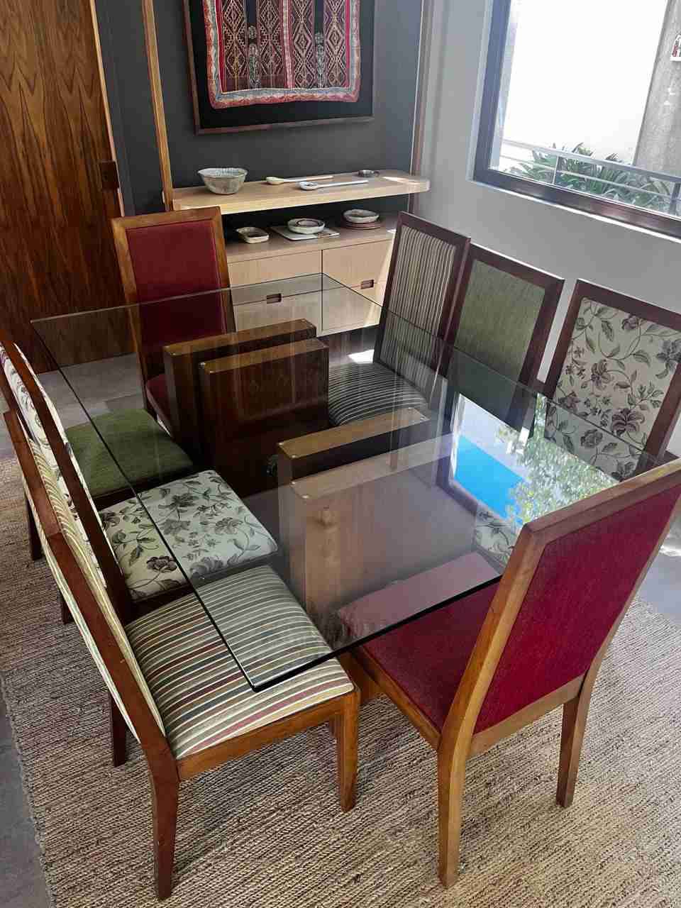 Juego de comedor de vidrio - miniatura 4