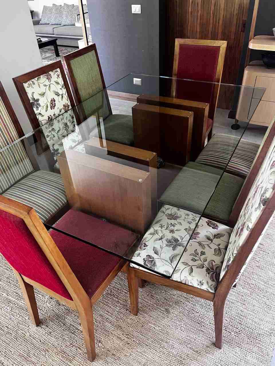 Juego de comedor de vidrio - miniatura 5