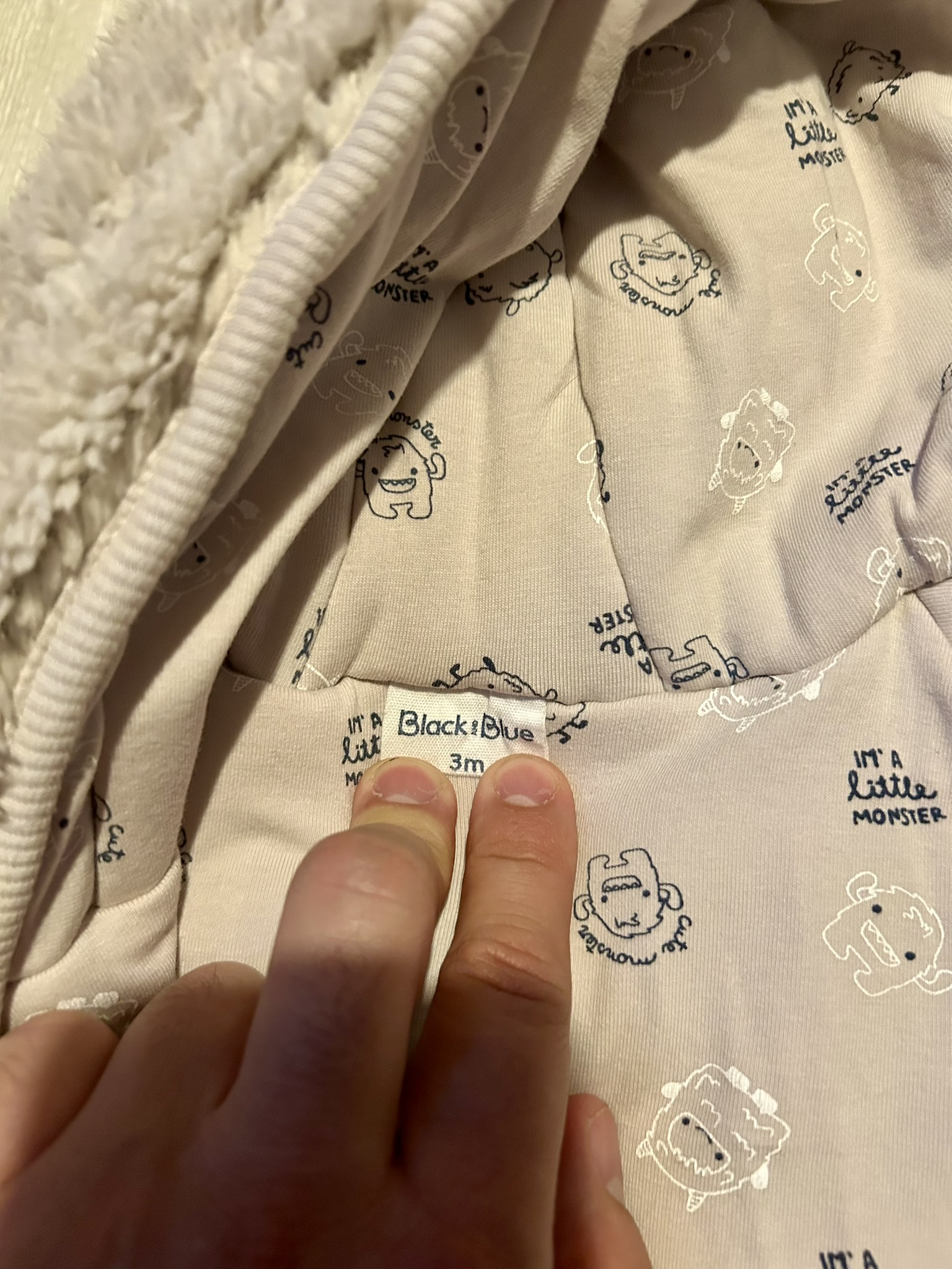 Osito peludo bebé 3 meses - miniatura 2