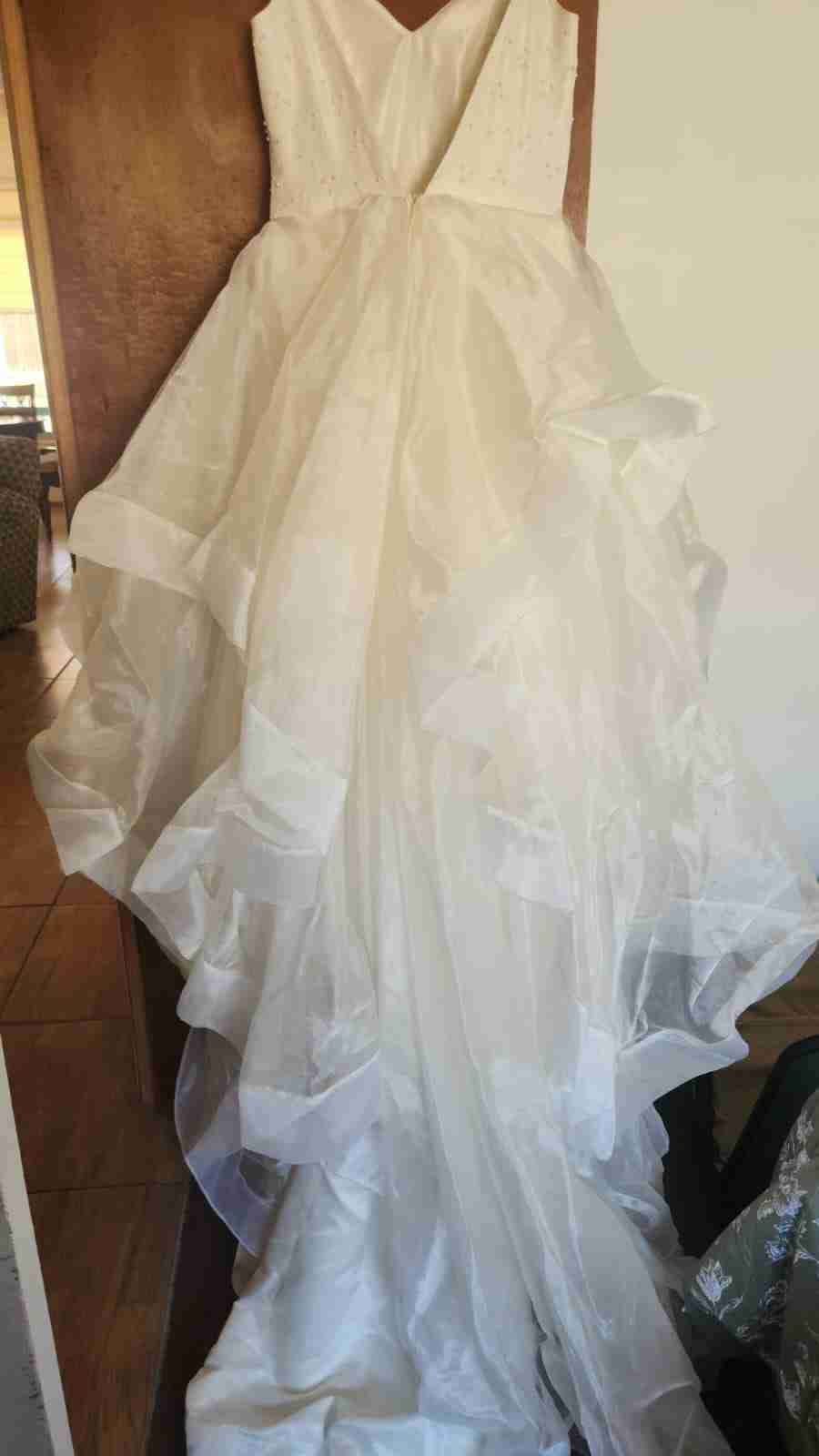 Vestido de novia blanco elegante