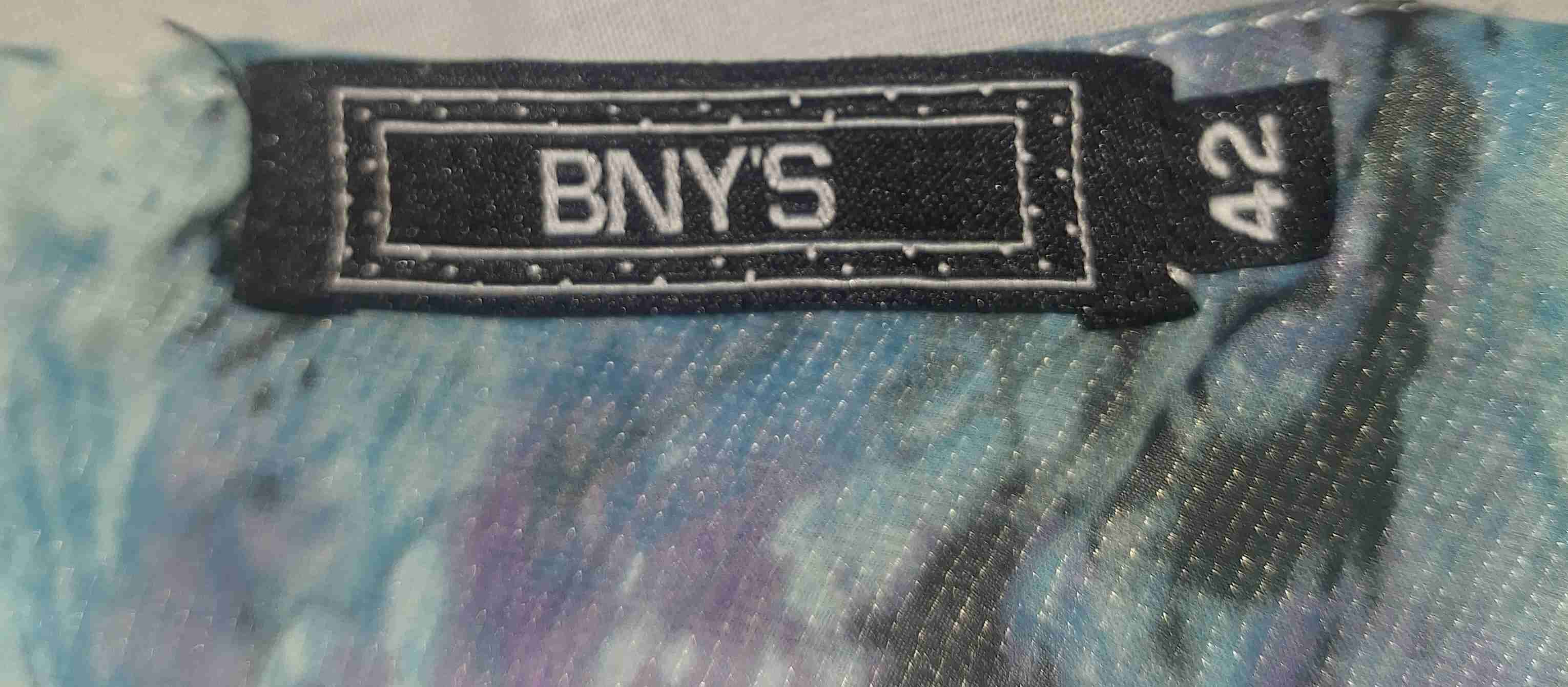 Vestido corto estampado azul - miniatura 3