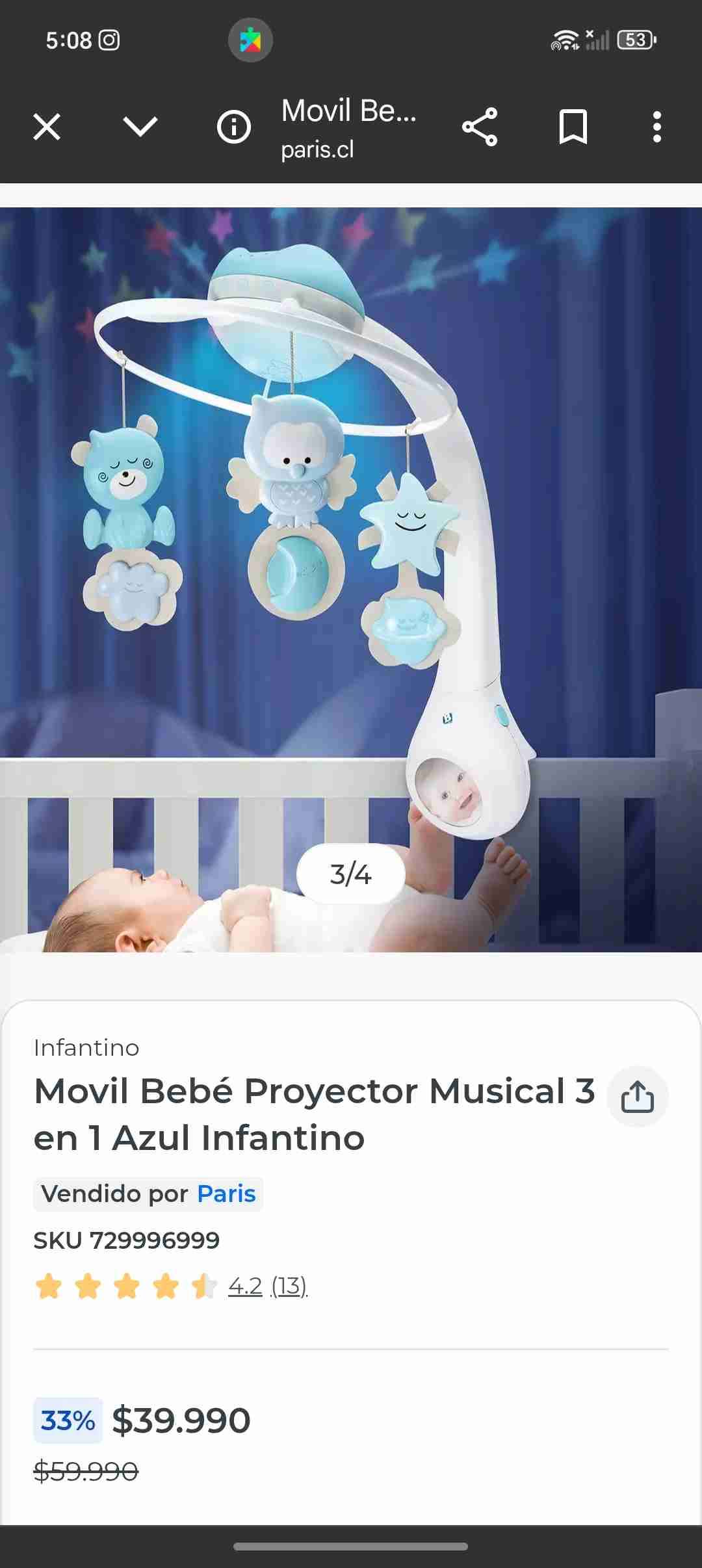 Móvil musical para bebés - miniatura 5
