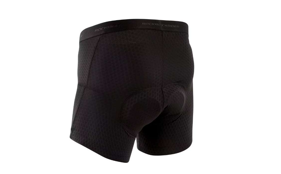 Calza corta boxer ciclismo acolchada RockRider ST - miniatura 2