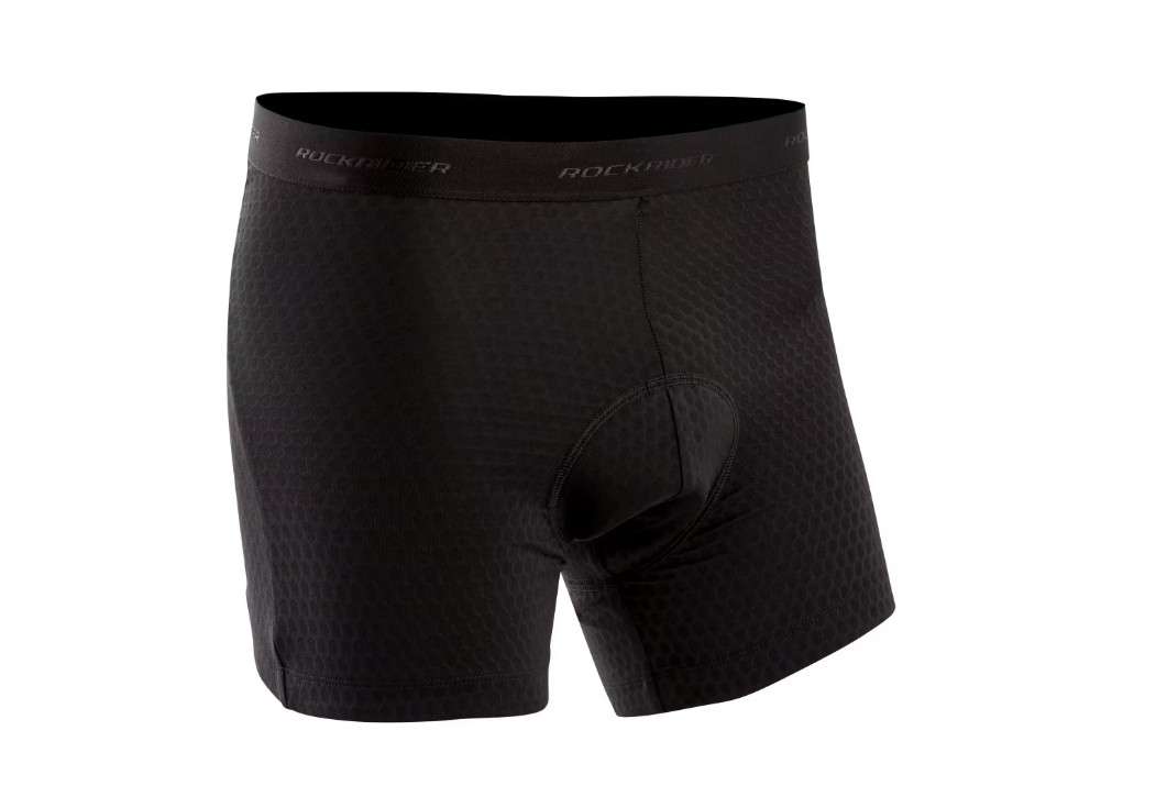 Calza corta boxer ciclismo acolchada RockRider ST - miniatura 3