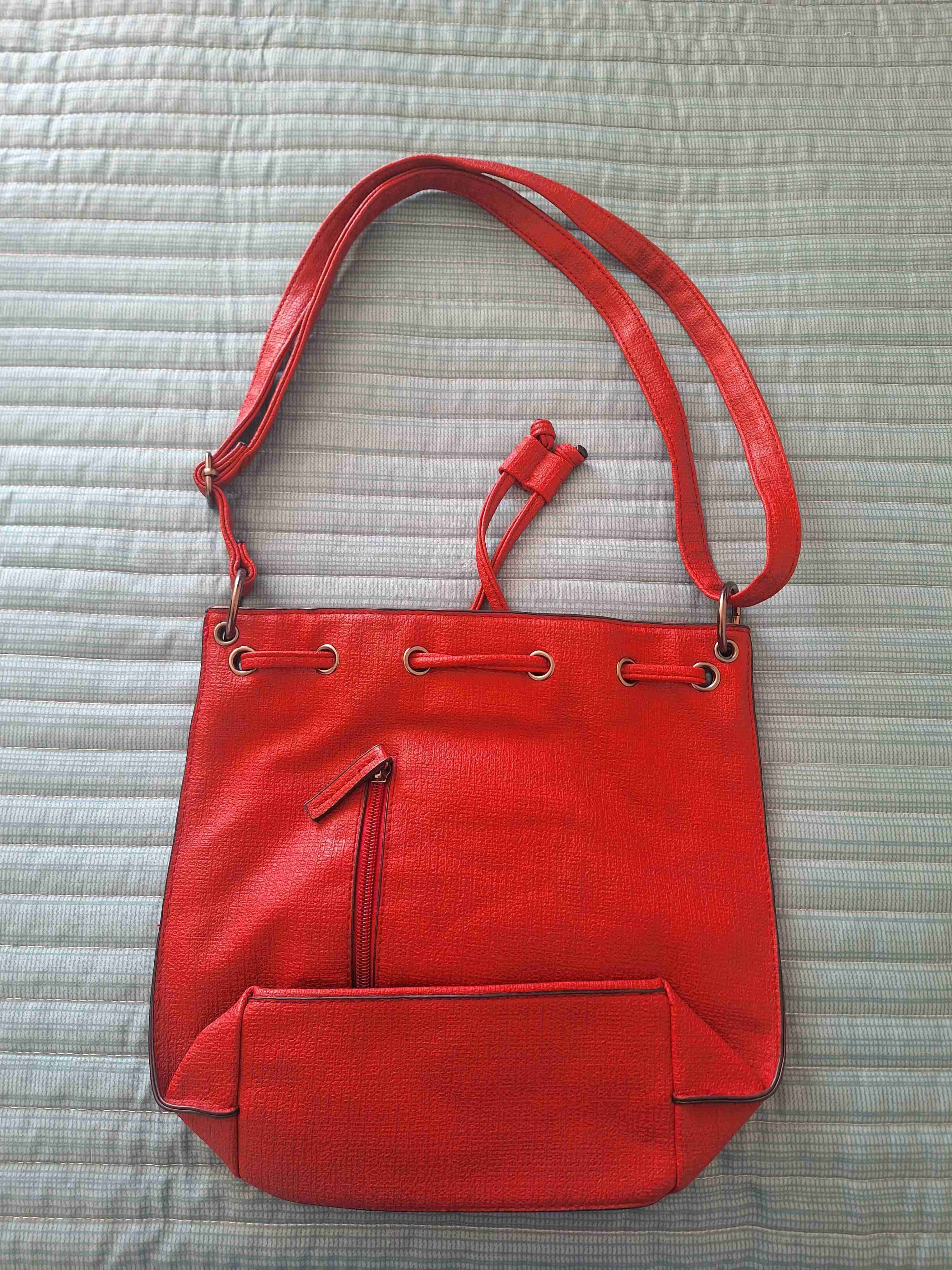 Bolso rojo estilo casual - miniatura 2