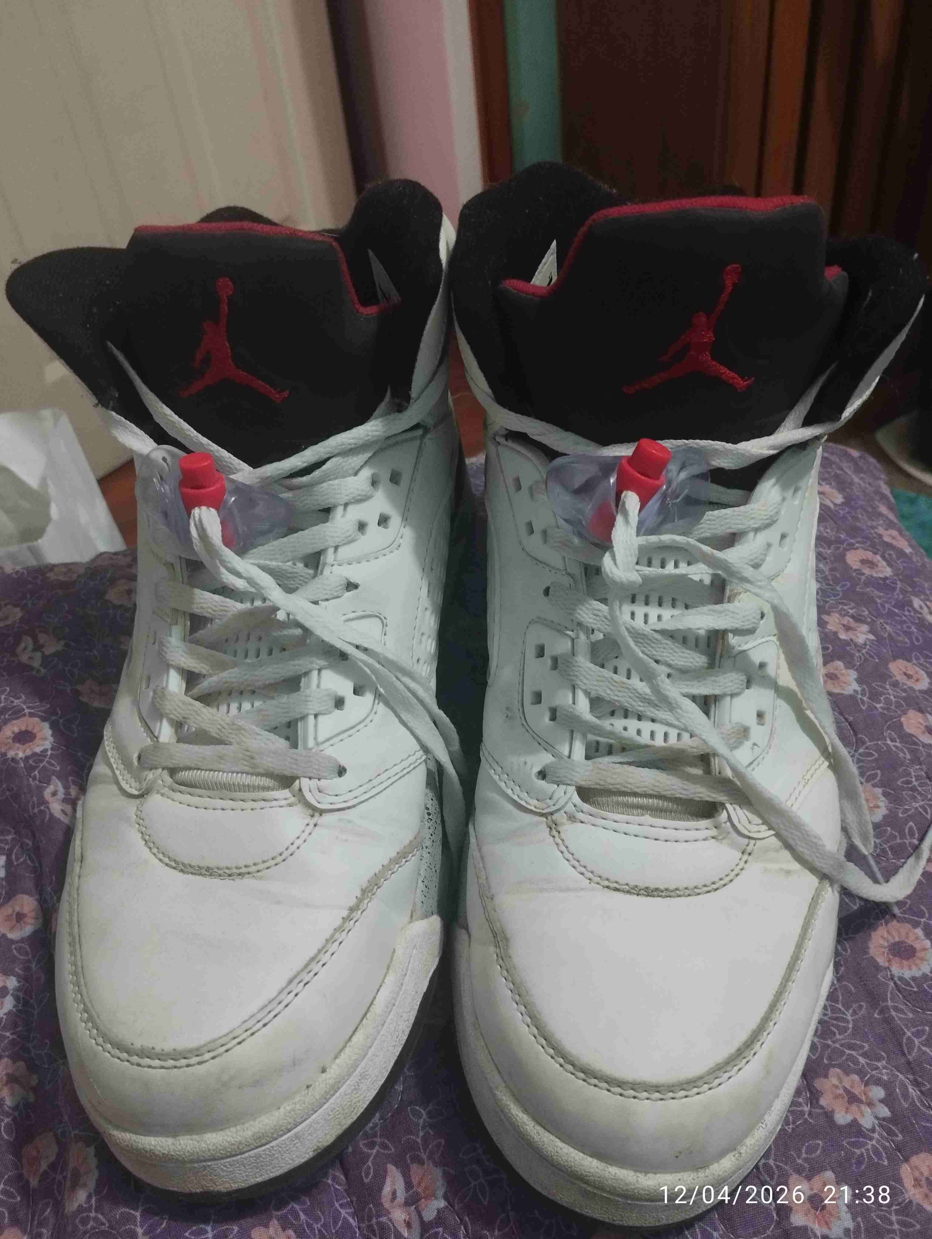 Zapatillas blancas hombre talla 45 - miniatura 1