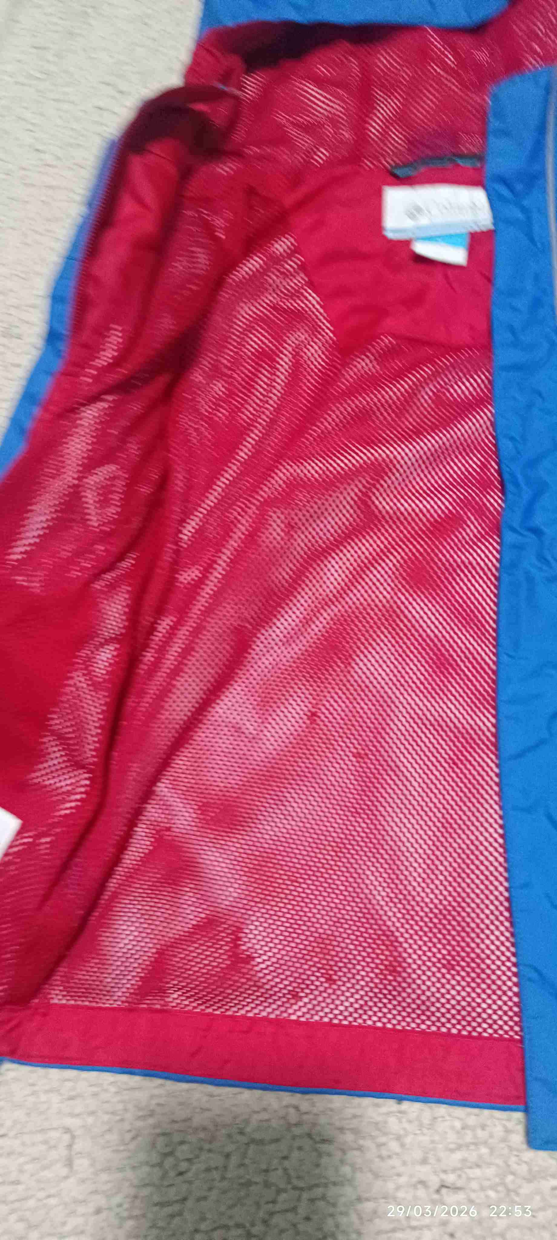 Chaqueta impermeable azul Columbiabde niño - miniatura 5