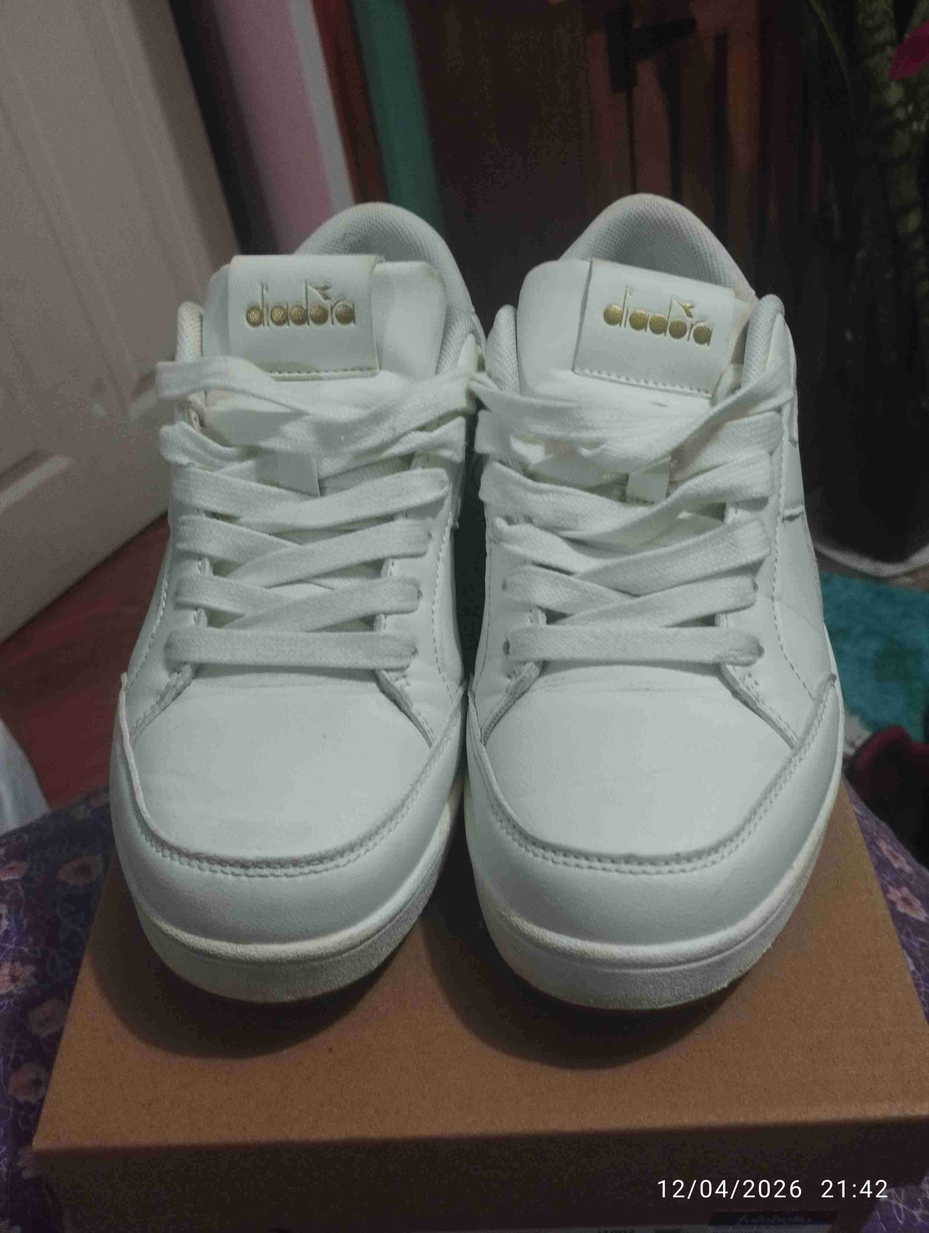 Zapatillas blancas Diadora - miniatura 4