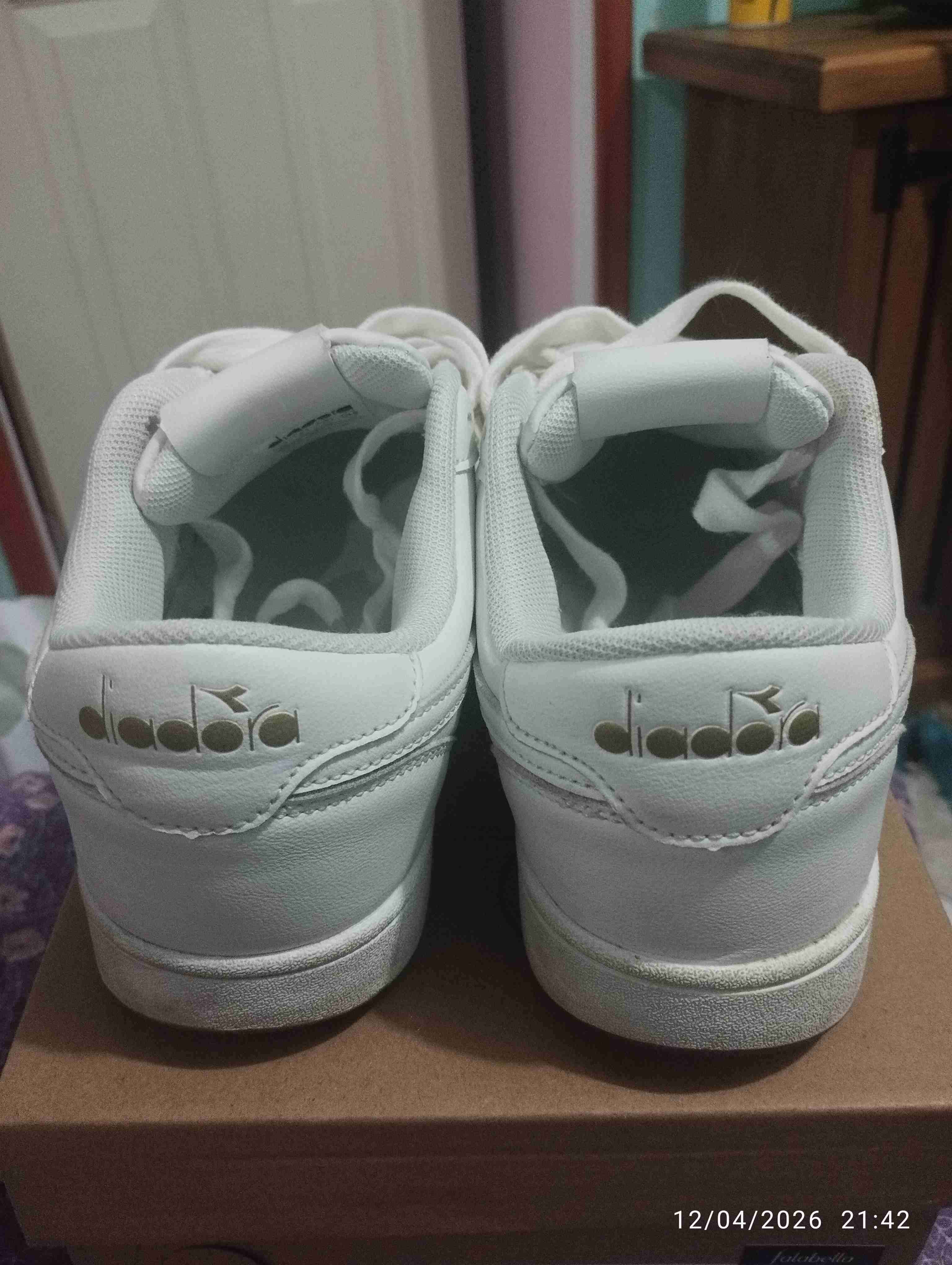 Zapatillas blancas Diadora - miniatura 5