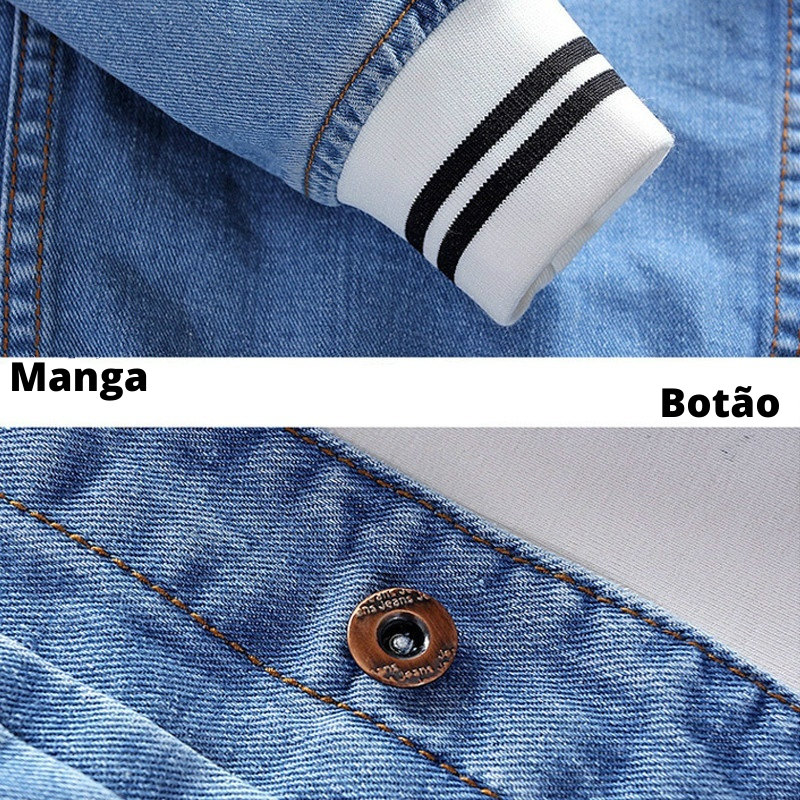 Chaqueta nueva  denim con parches - miniatura 3