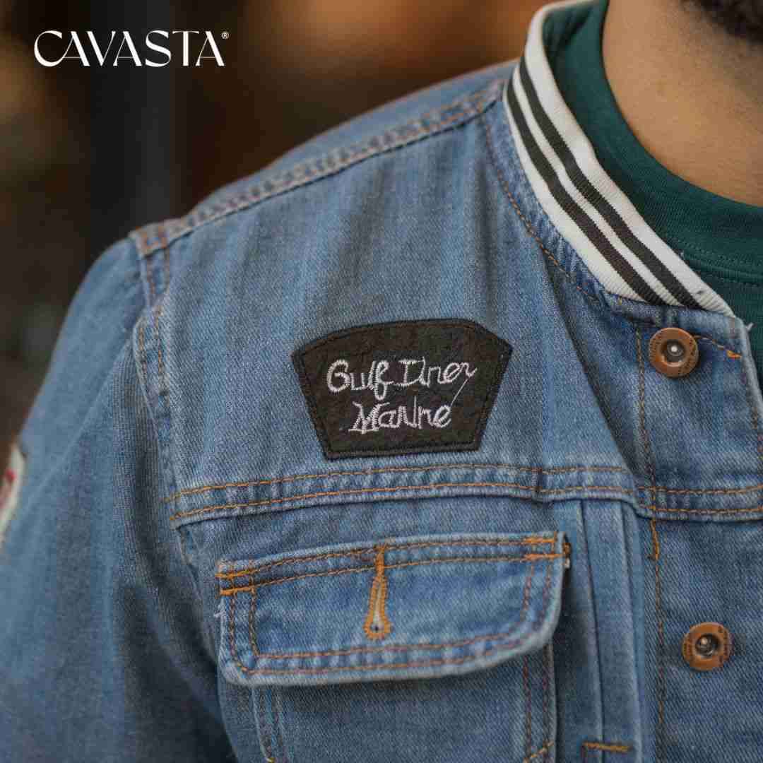 Chaqueta nueva  denim con parches - miniatura 4